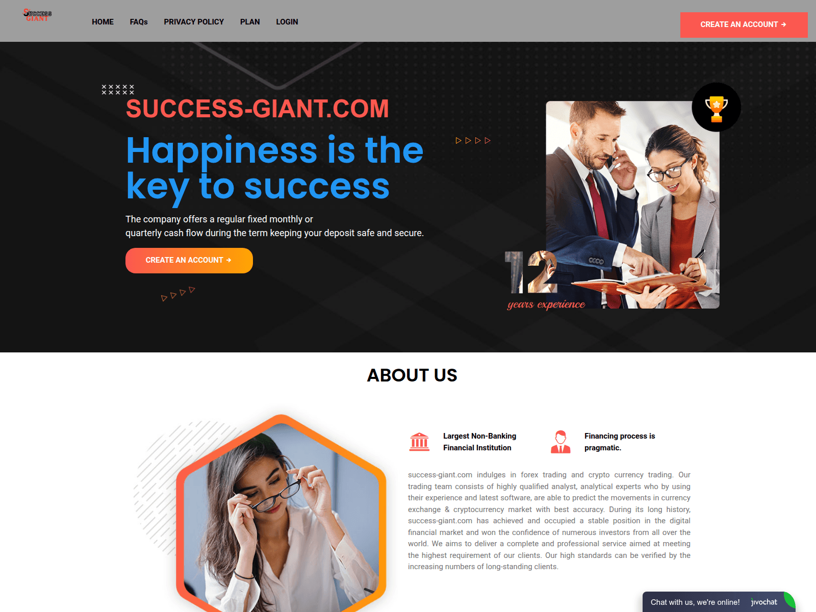 Screenshot of success-giant.com
