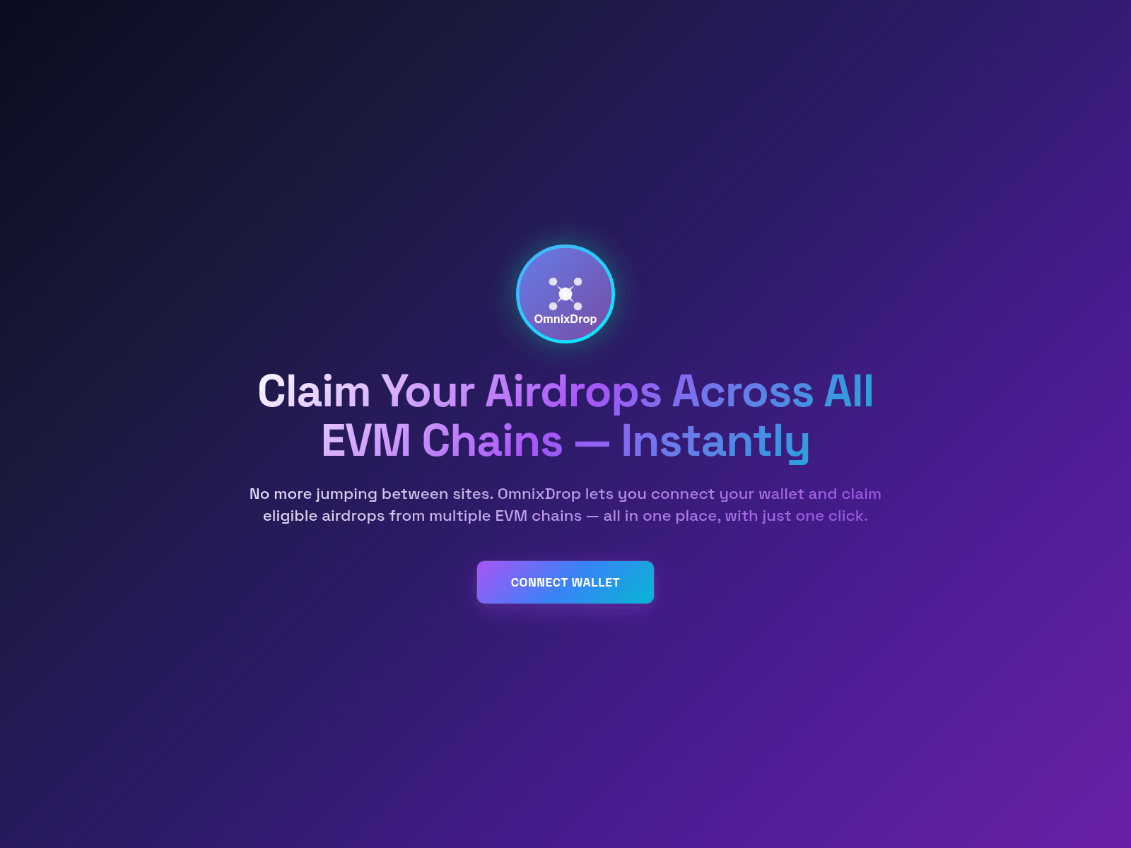 Screenshot of omnixdrop.xyz