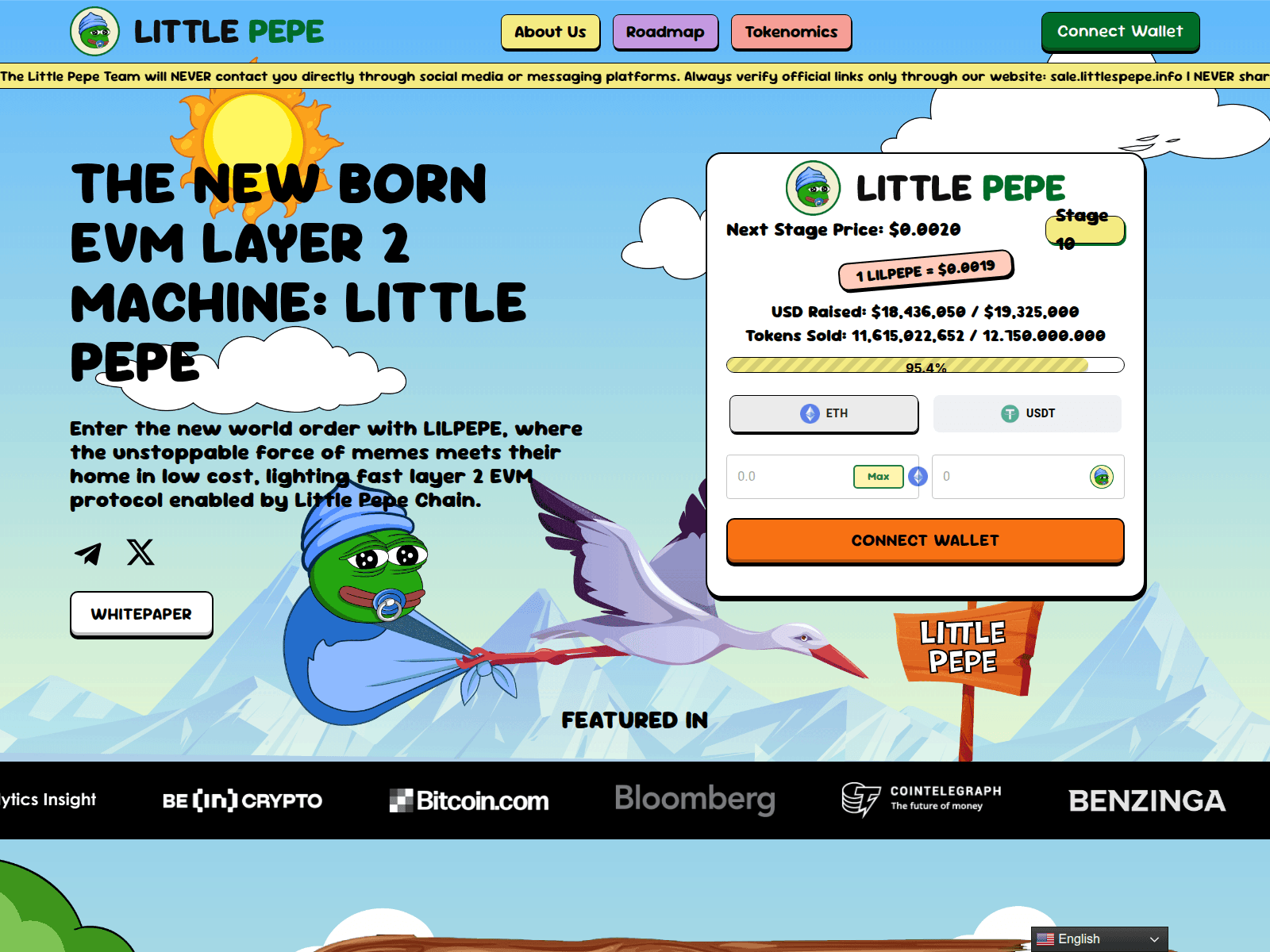 Screenshot of sale.littlespepe.info