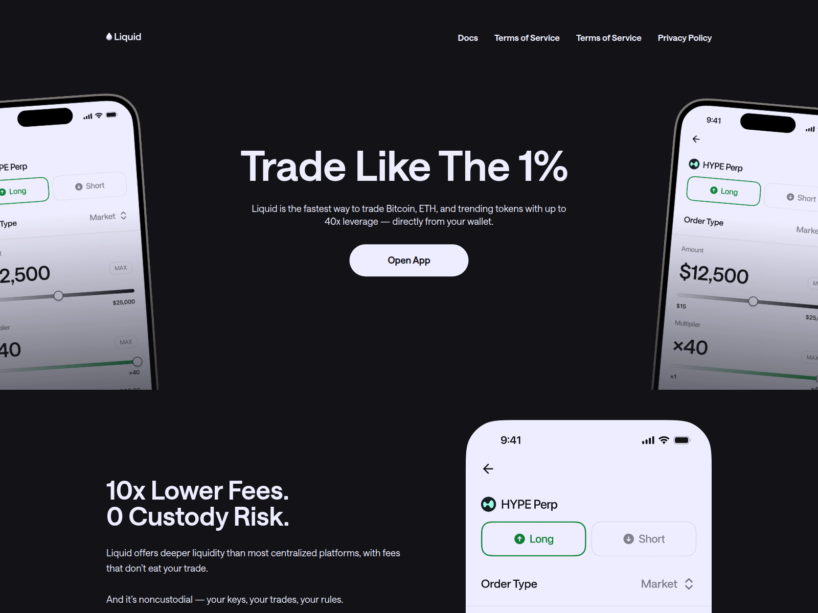 Forensic screenshot of tryliquid.app