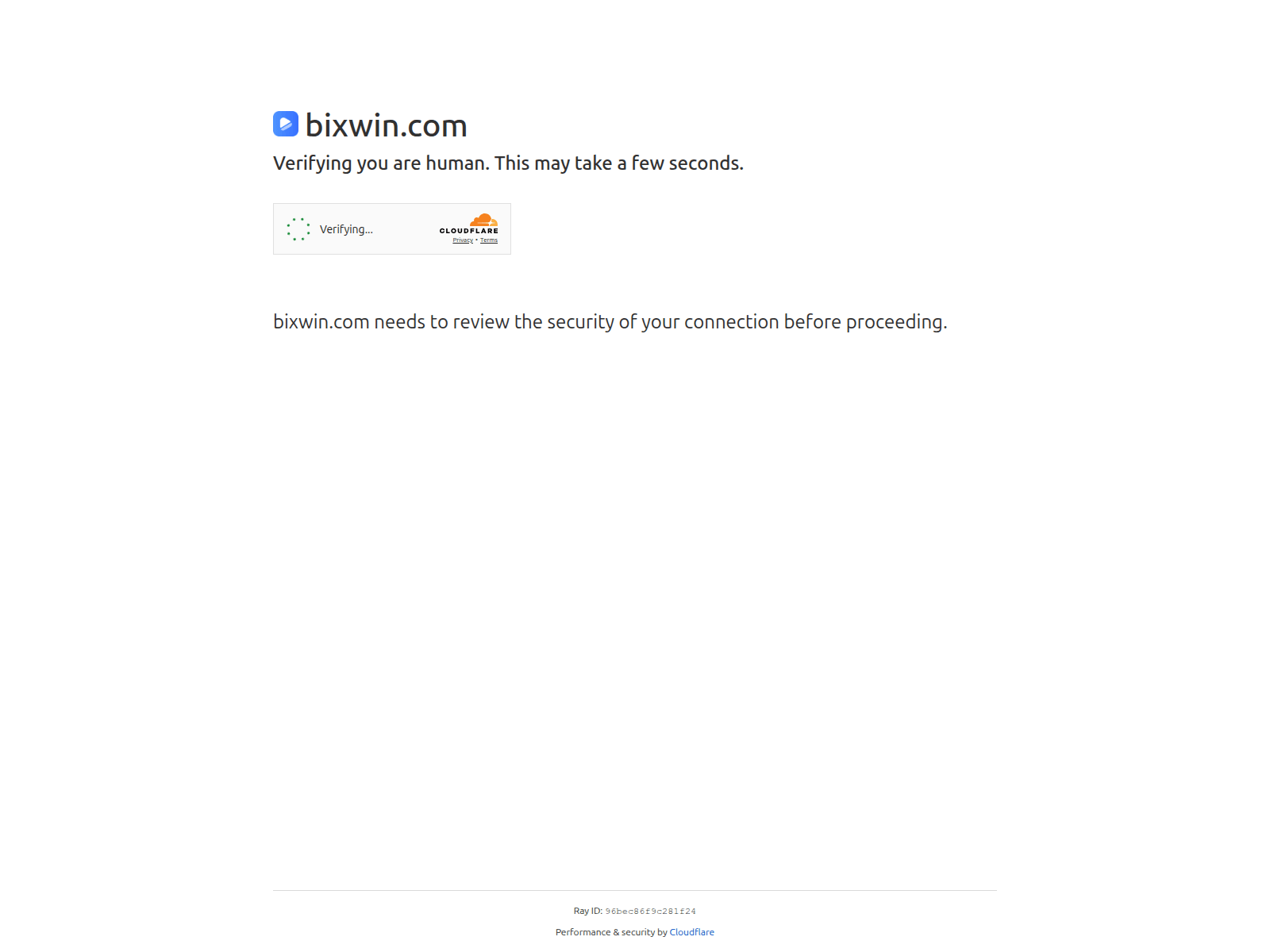 Screenshot of bixwin.com