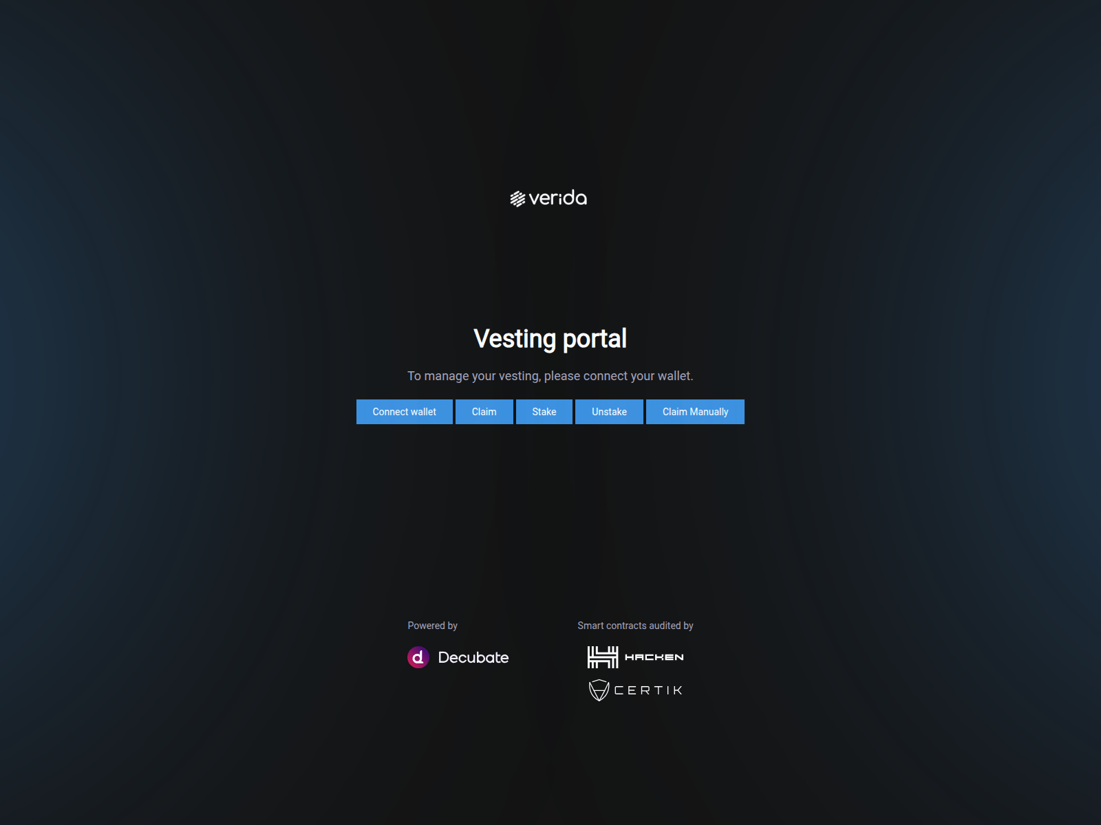 Forensic screenshot of claim-verida.web.app