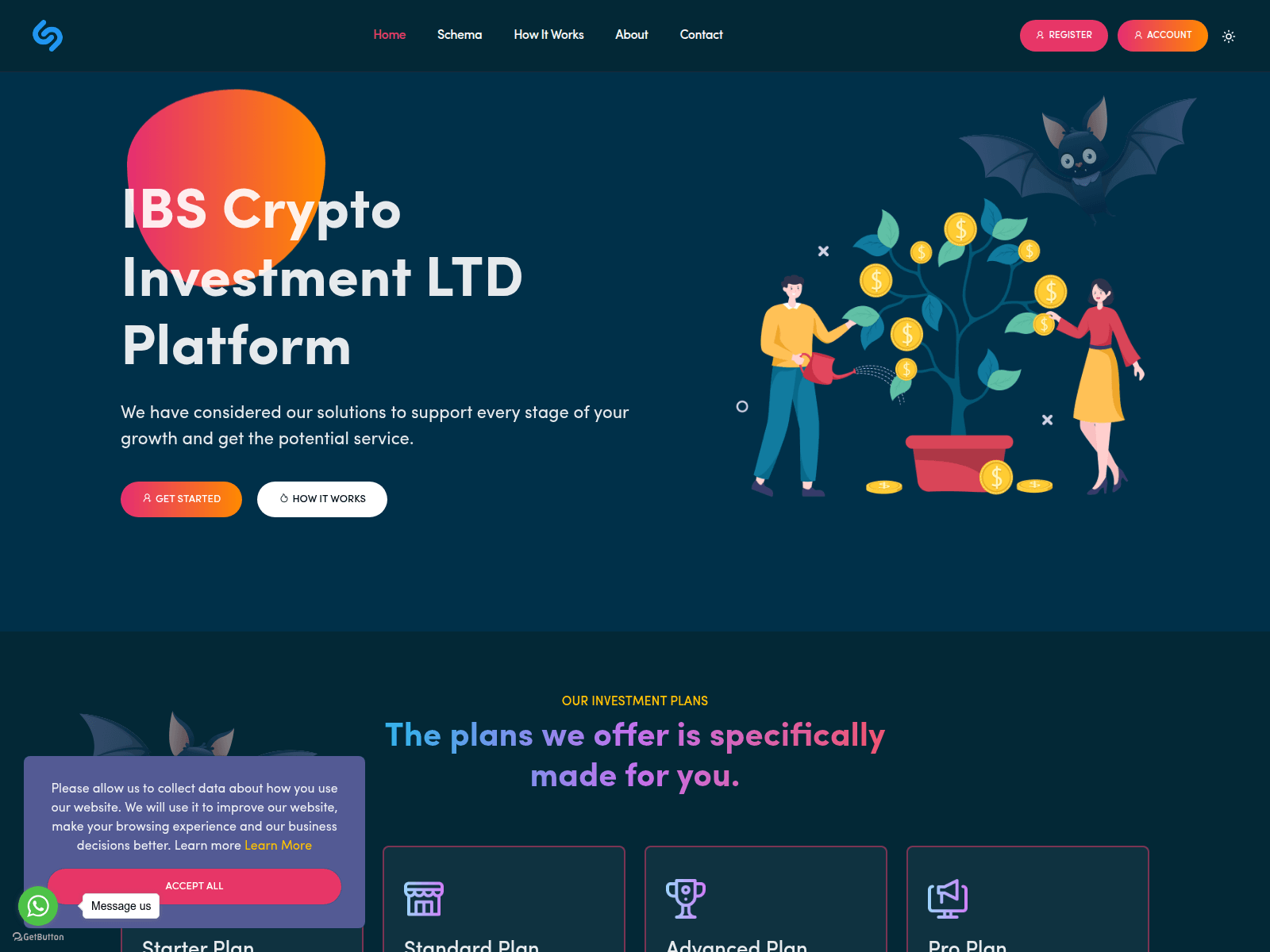 Forensic screenshot of ibscryp.com