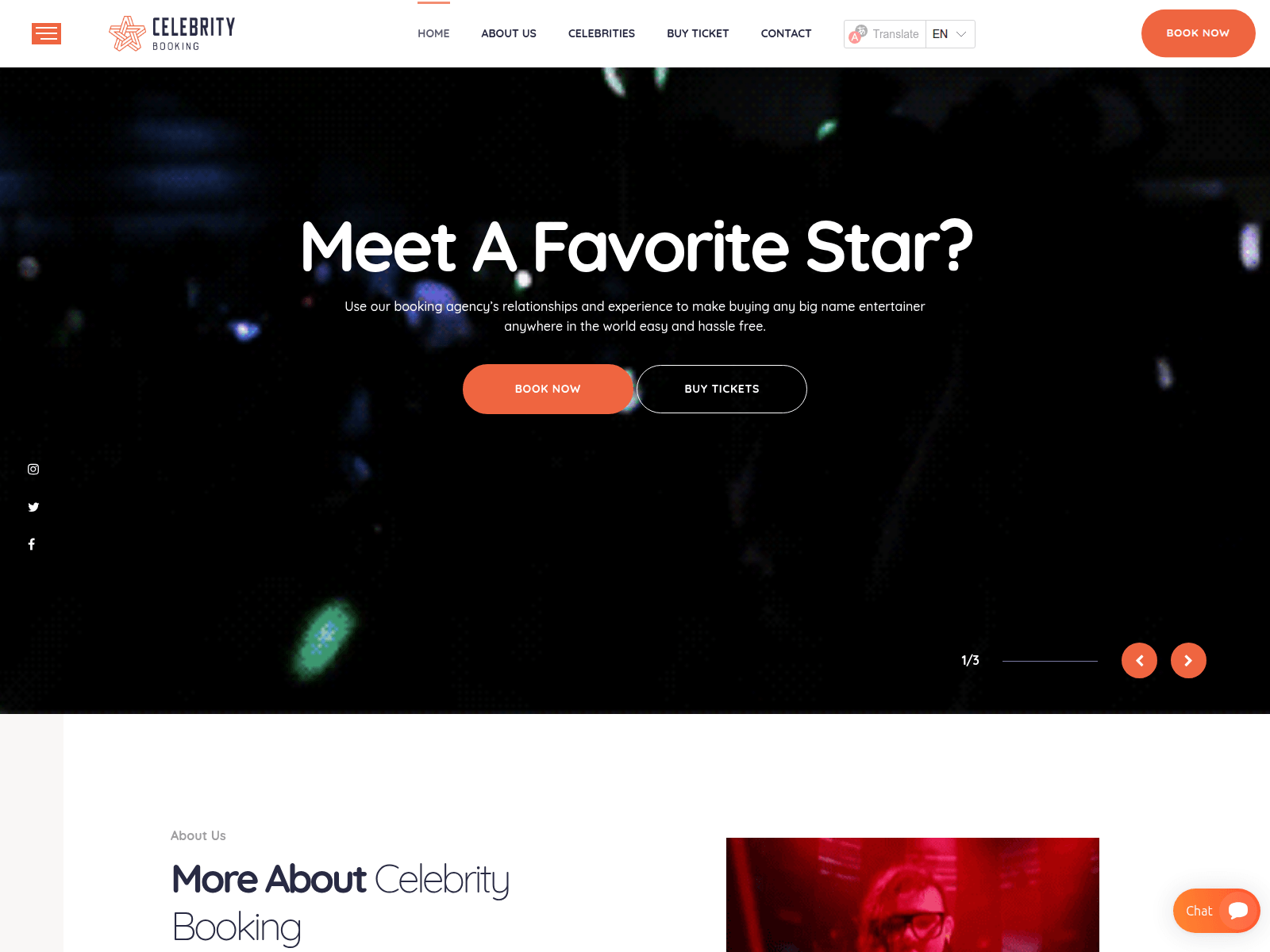 Screenshot of mail.thecelebbooking.com