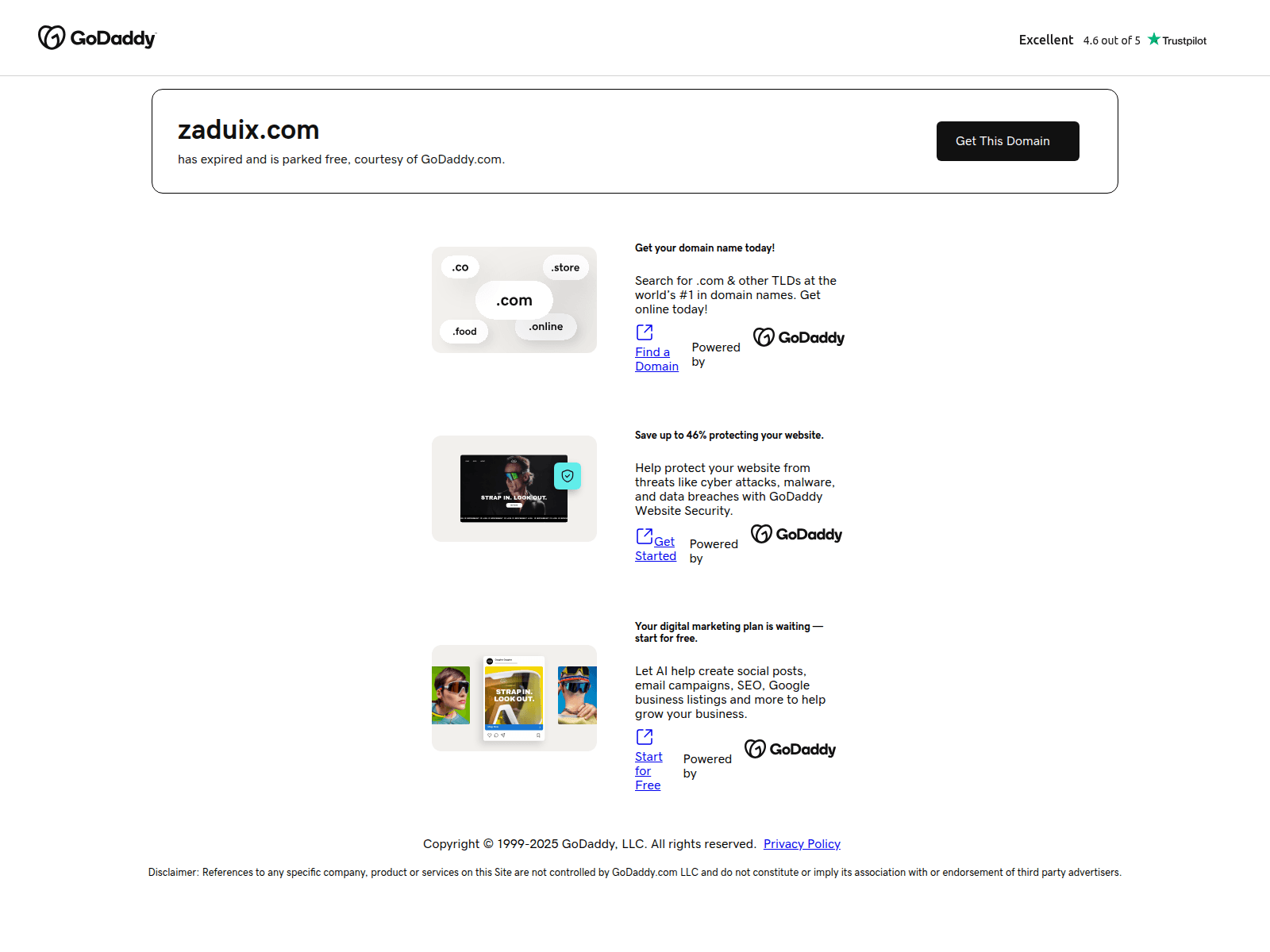 Forensic screenshot of zaduix.com showing the phishing page layout