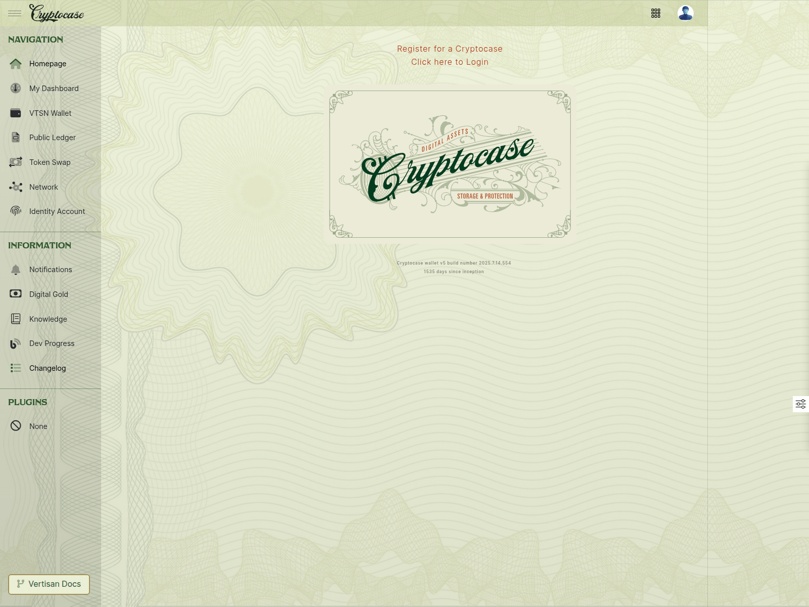 Forensic screenshot of cryptocase.org