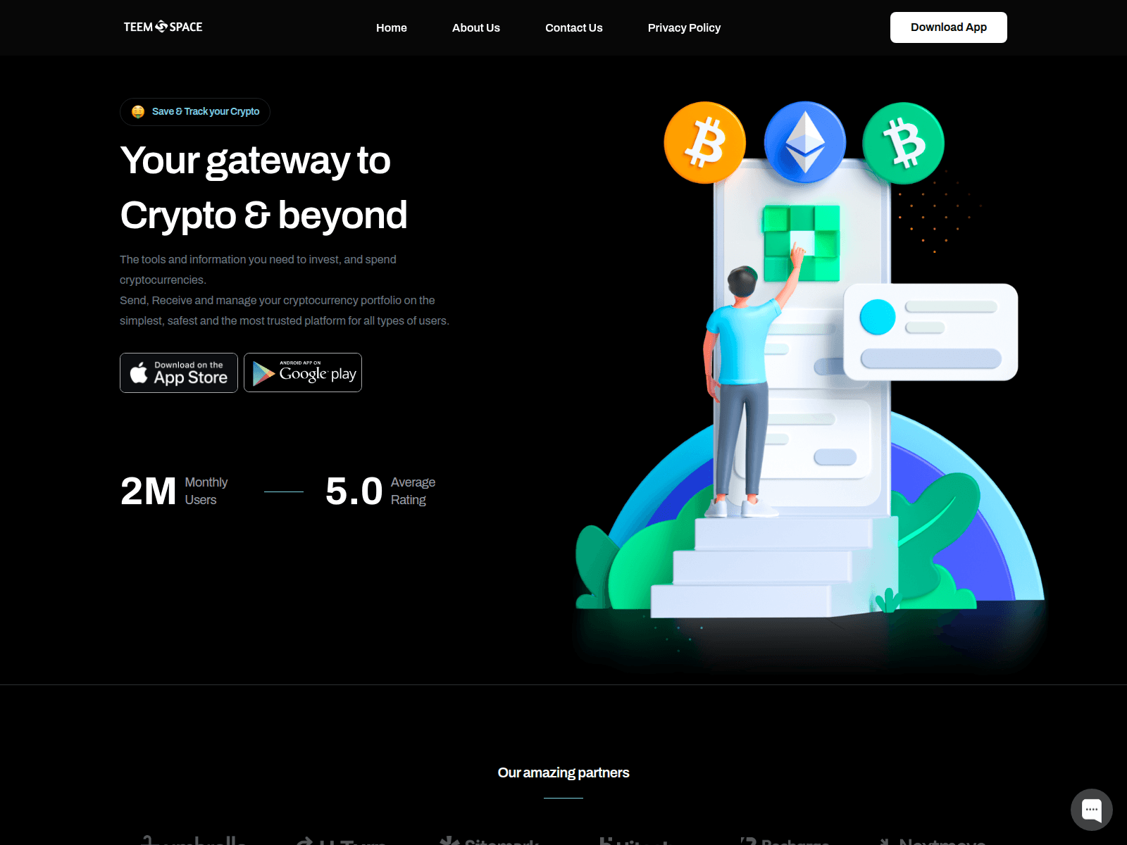 Screenshot of teemspace.co