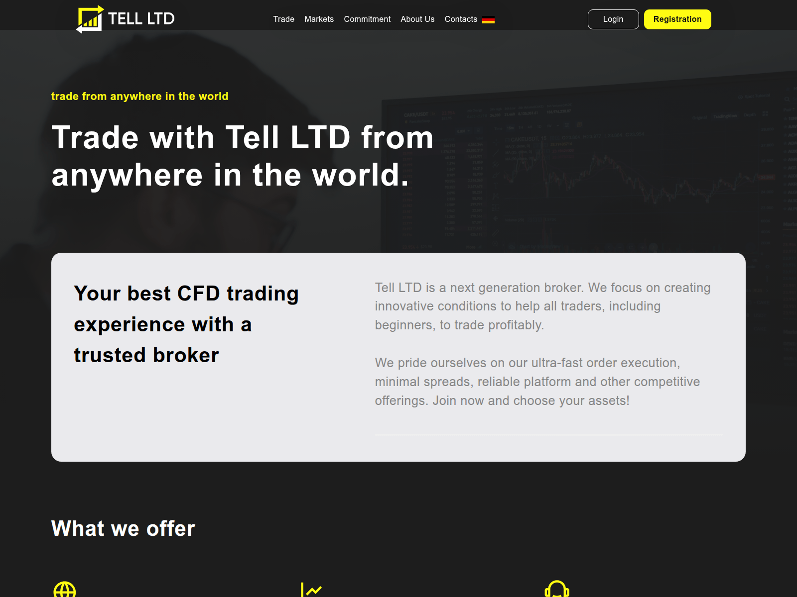 Forensic screenshot of tellltd.com