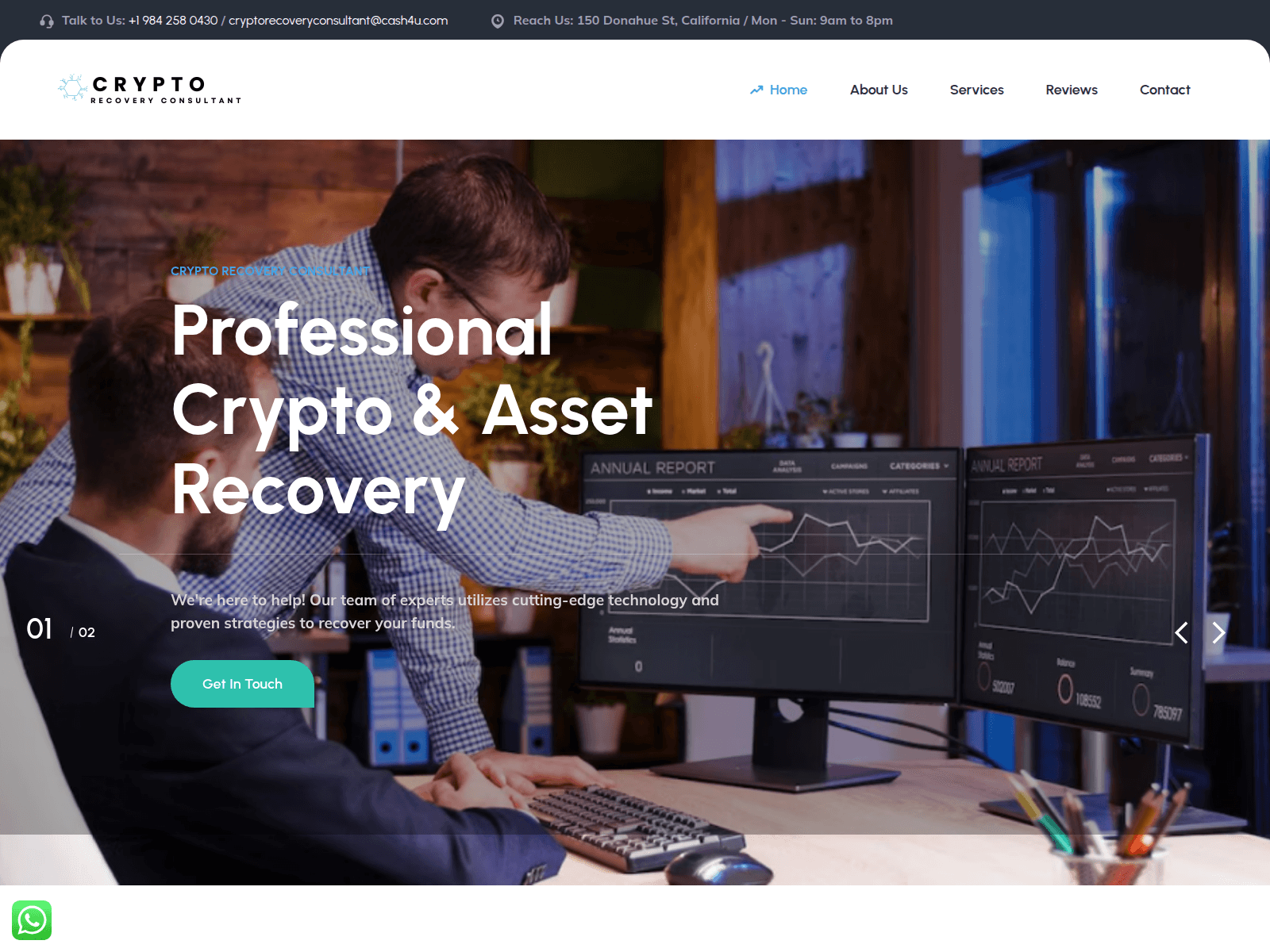 Forensic screenshot of cryptorecoveryconsultant.com