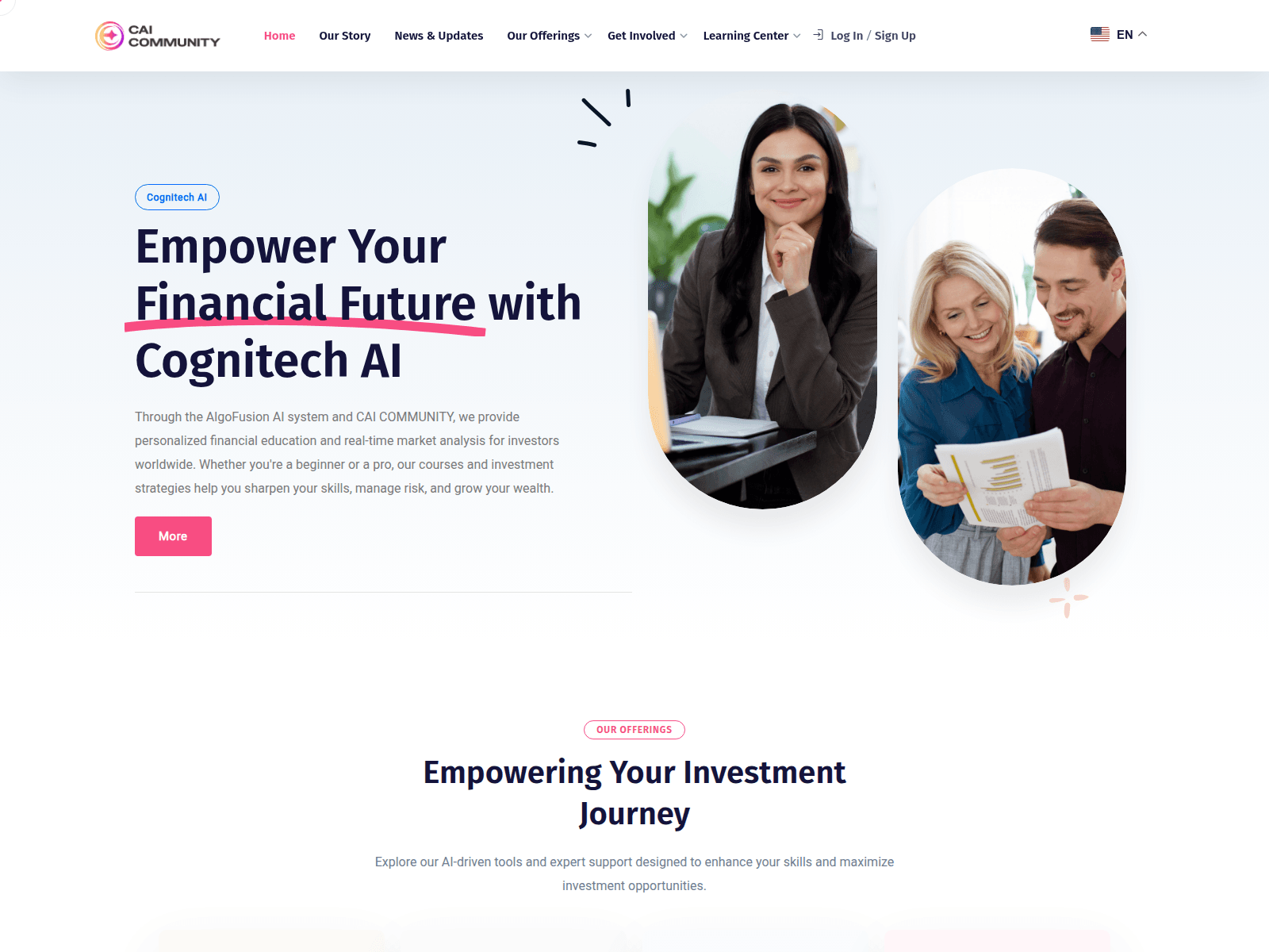 Screenshot of thecaicommunity.com