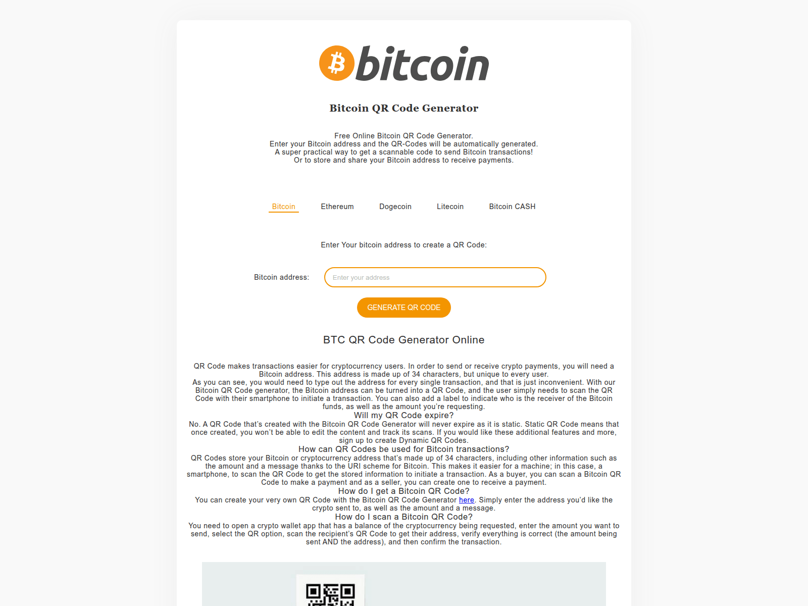 Forensic screenshot of coin-qr.to