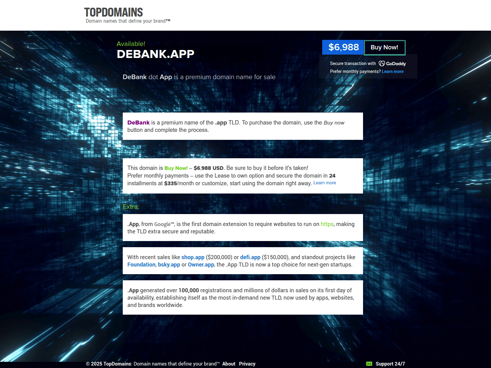 Forensic screenshot of www.debank.app
