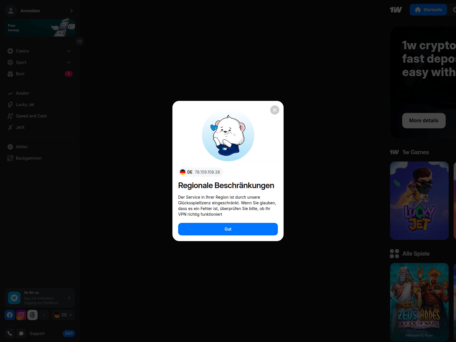 Screenshot of 1wjpvy.life