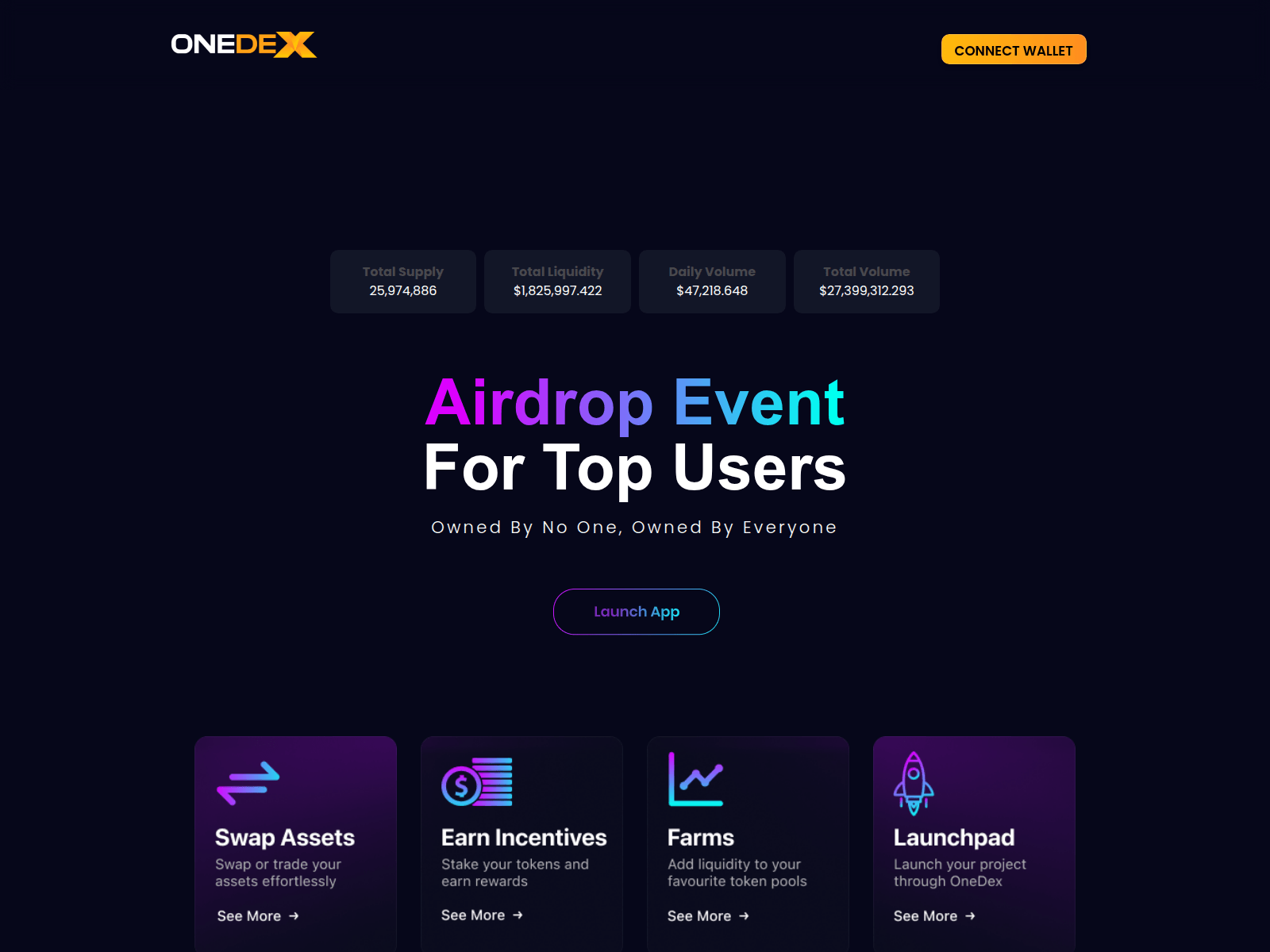 Screenshot of onedexlp.com