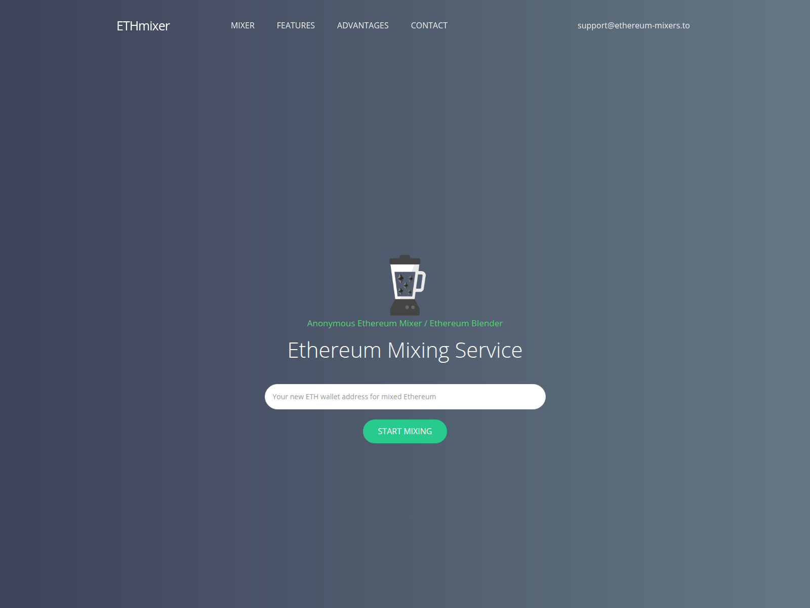 Forensic screenshot of ethereum-mixers.to