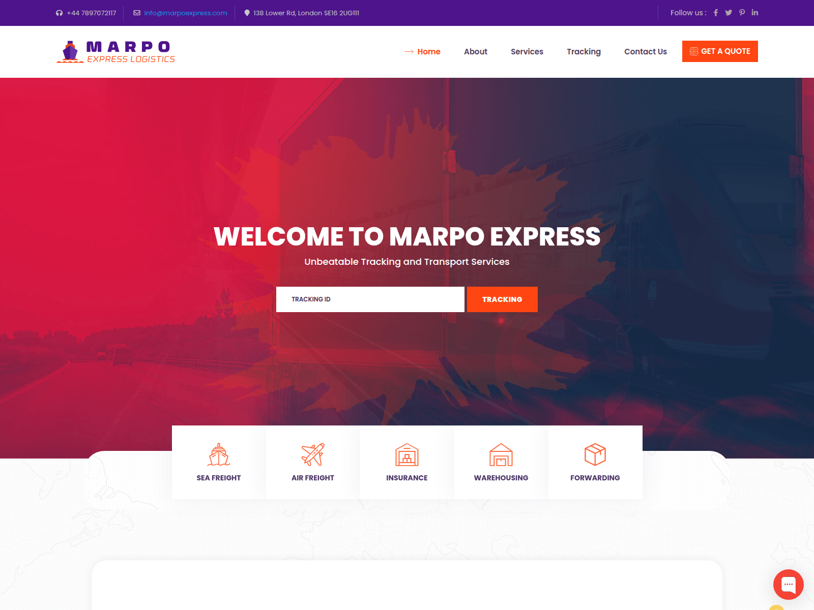 Forensic screenshot of marpoexpress.com