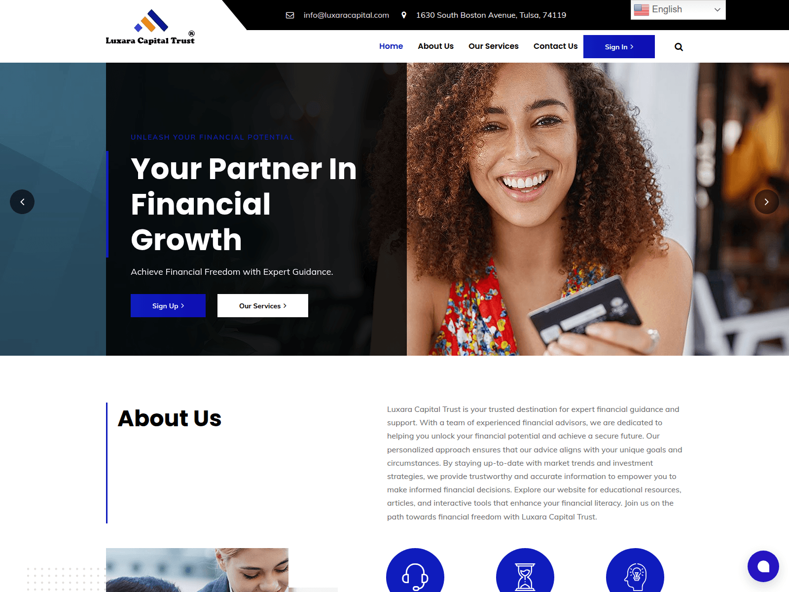 Screenshot of luxaracapital.com