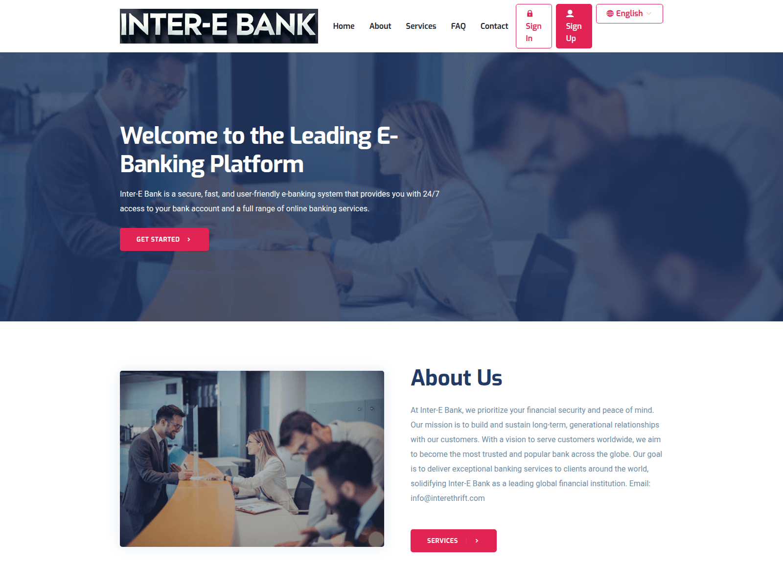 Screenshot of interethrift.com
