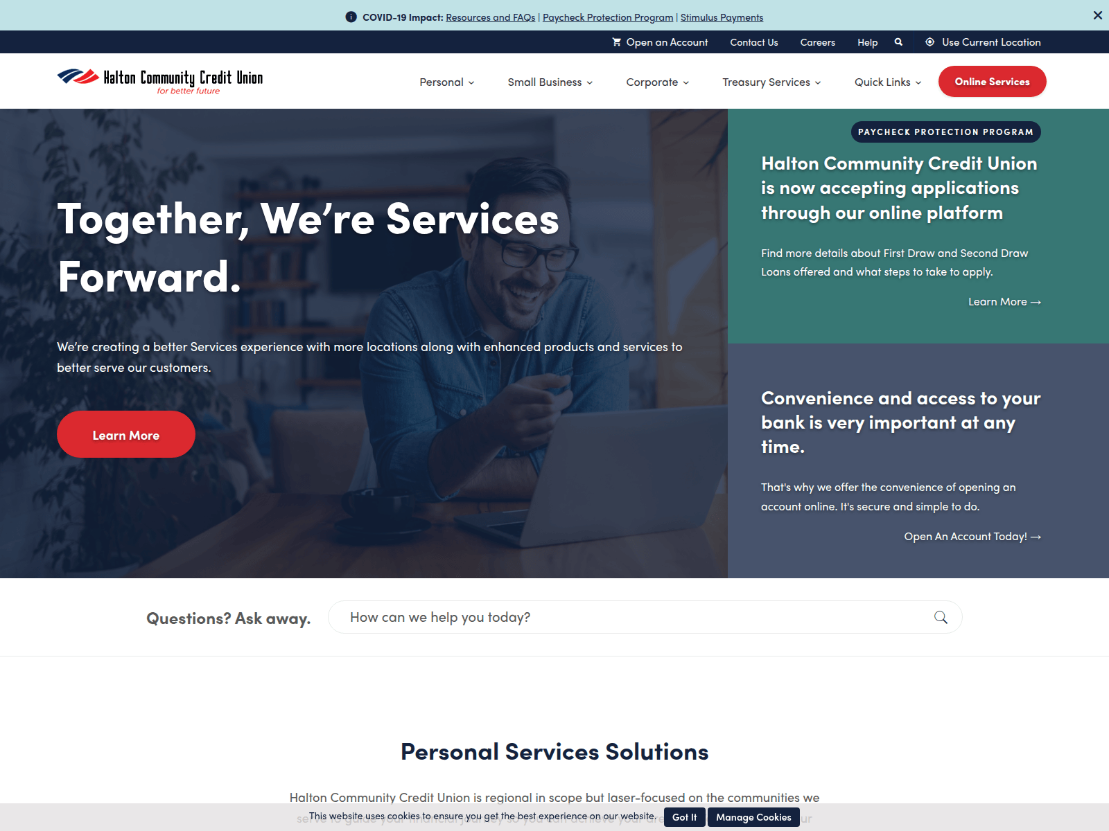 Screenshot of haltoncommunitycreun.com
