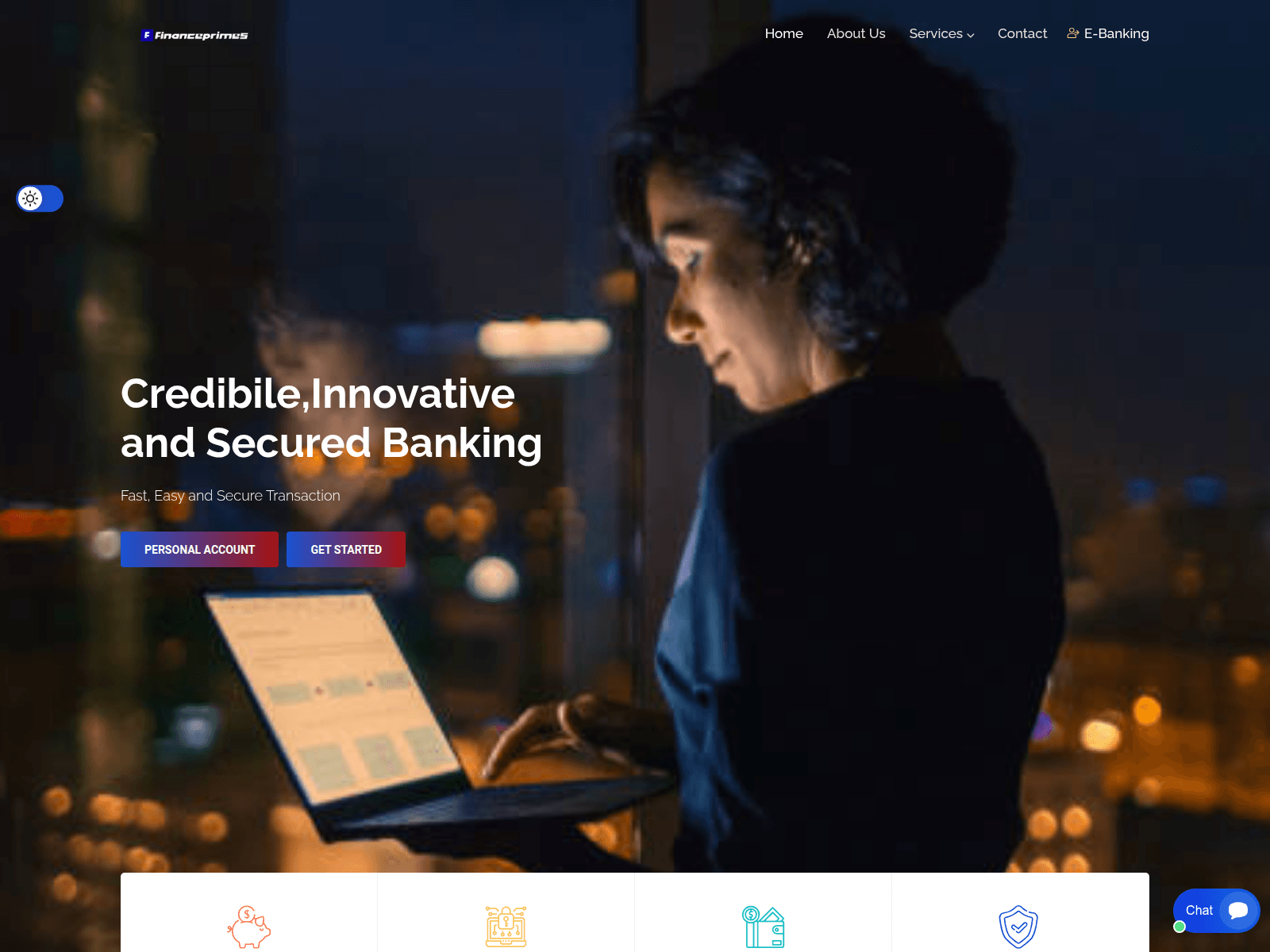 Forensic screenshot of financeprimes.com