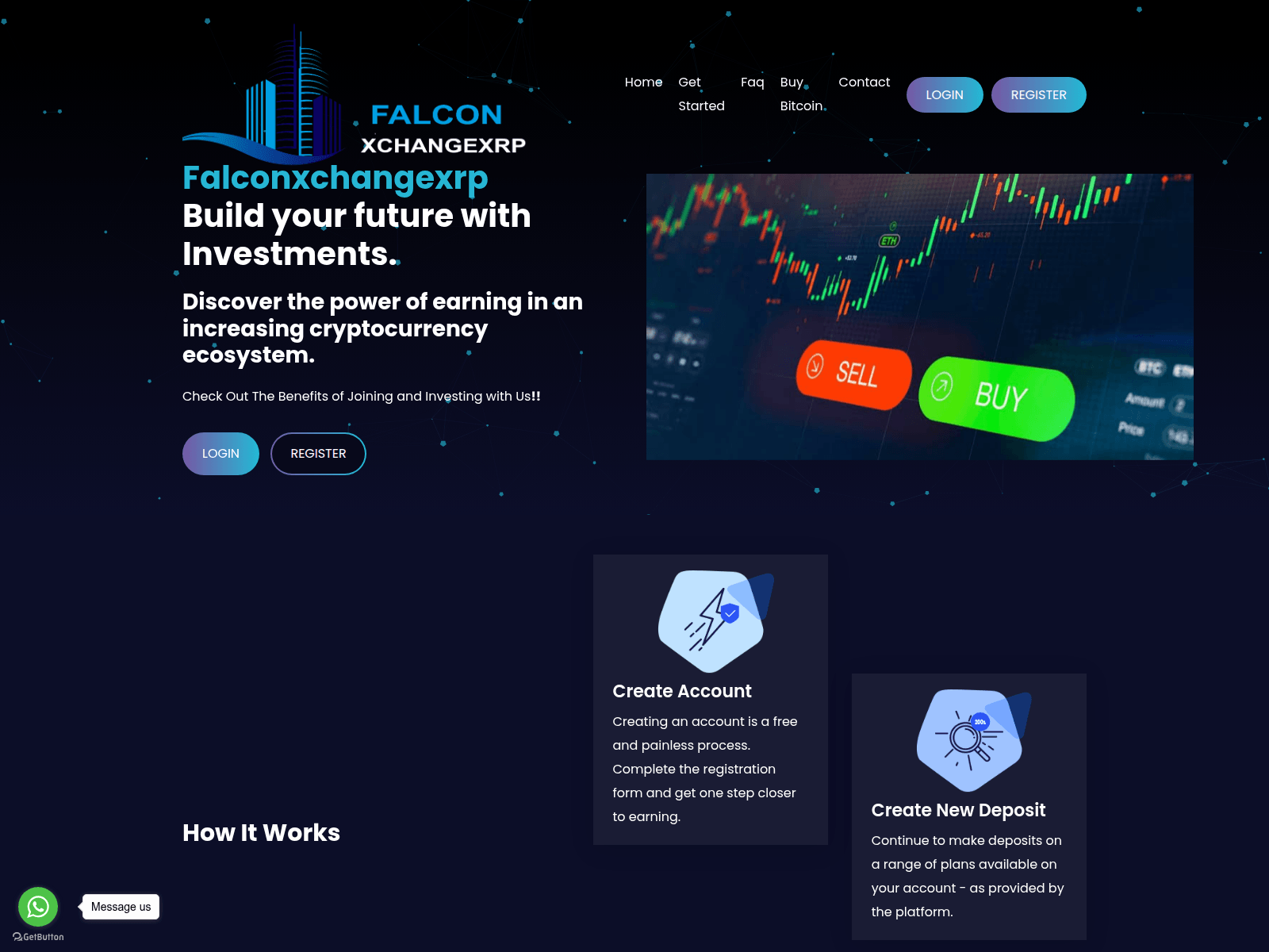 Forensic screenshot of falconxchangexrp.net