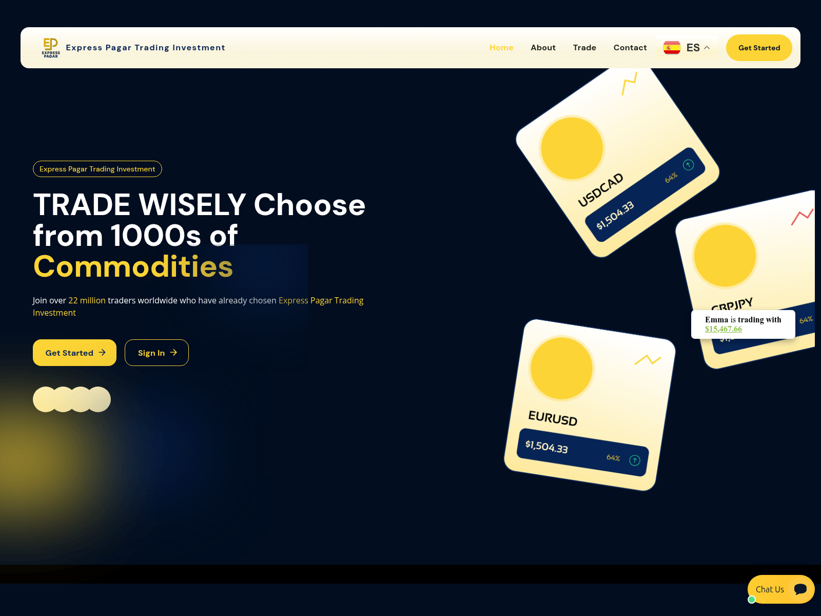 Forensic screenshot of expresspagartrading.com