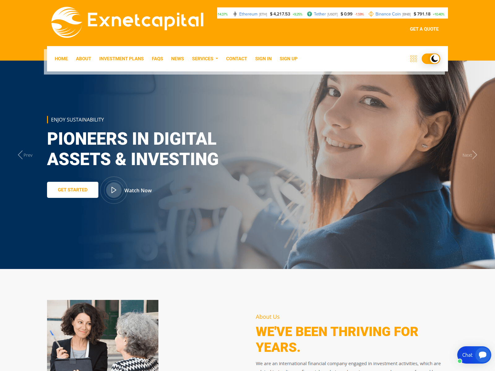 Forensic screenshot of exnetcapital.com