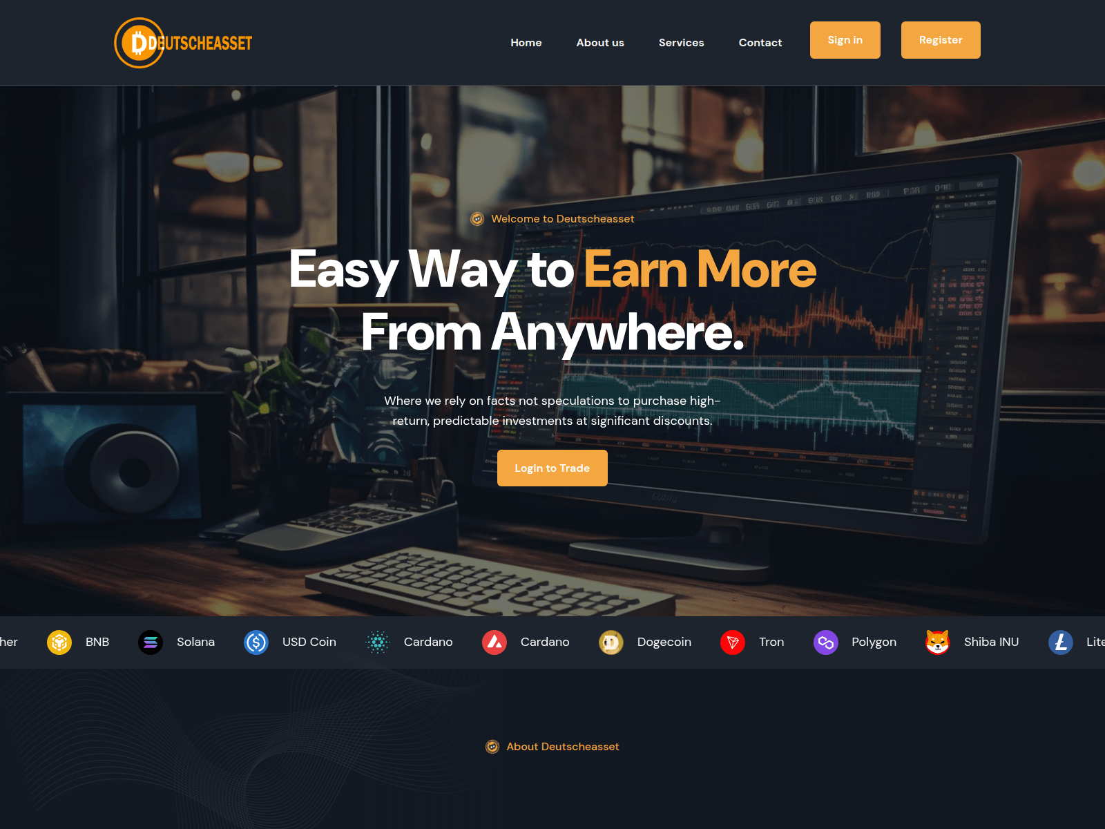 Screenshot of deutscheasset.online.novaessex.com