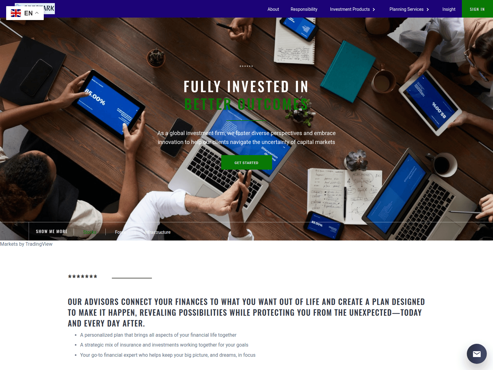 Screenshot of crestark.org