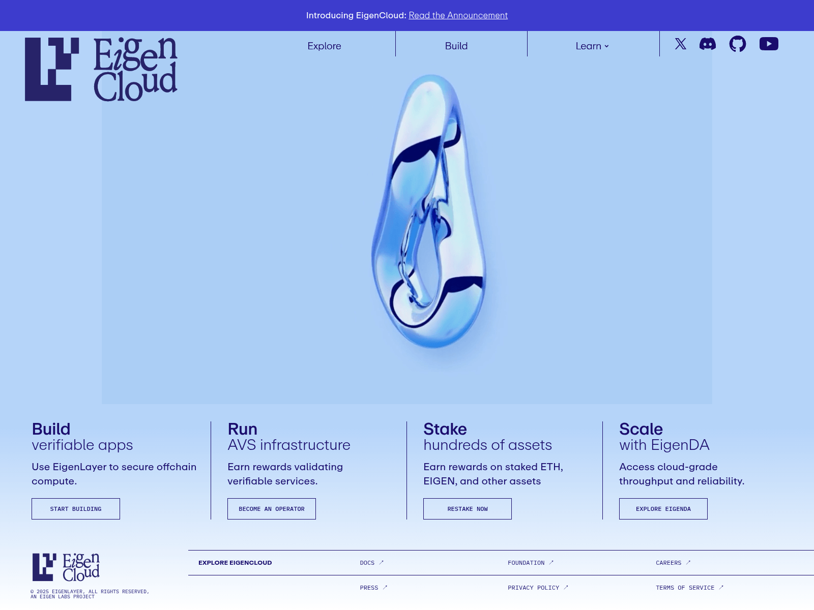 Forensic screenshot of www.eigencloud.xyz