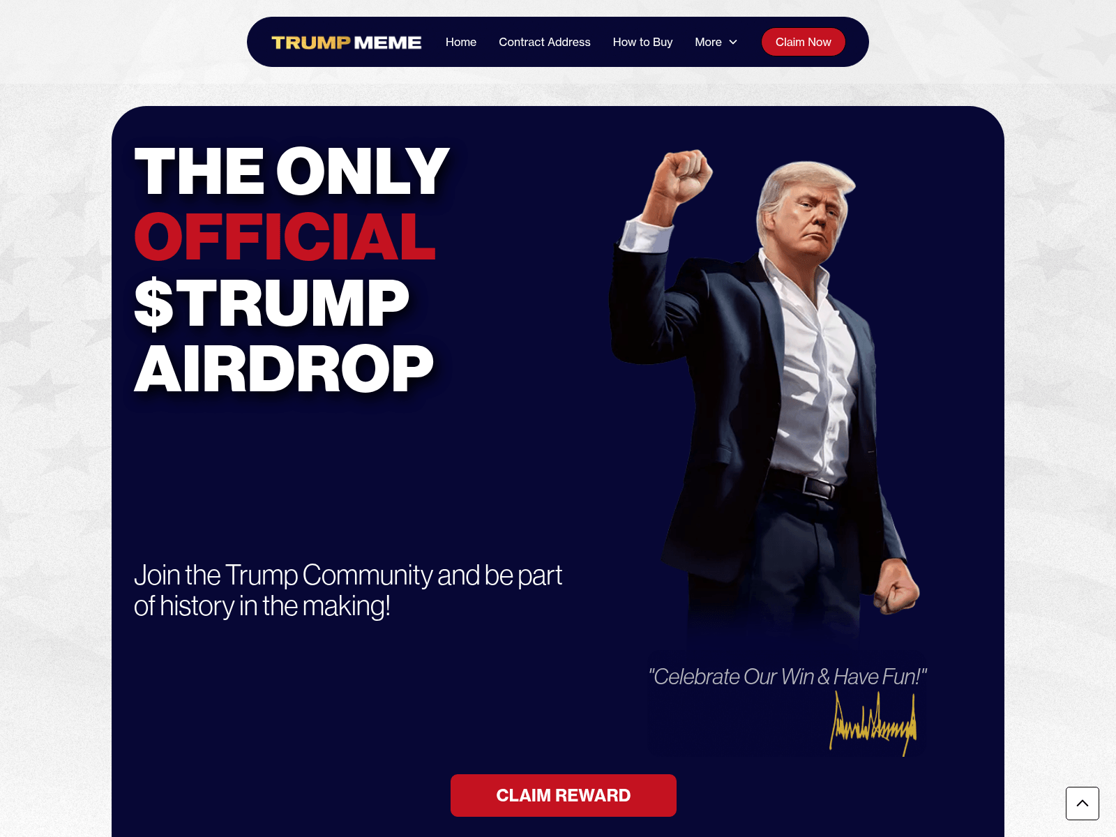 Screenshot of trumphyper.com