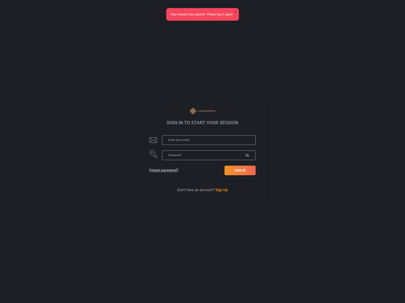 Forensic screenshot of trade.club-luxanpros.com