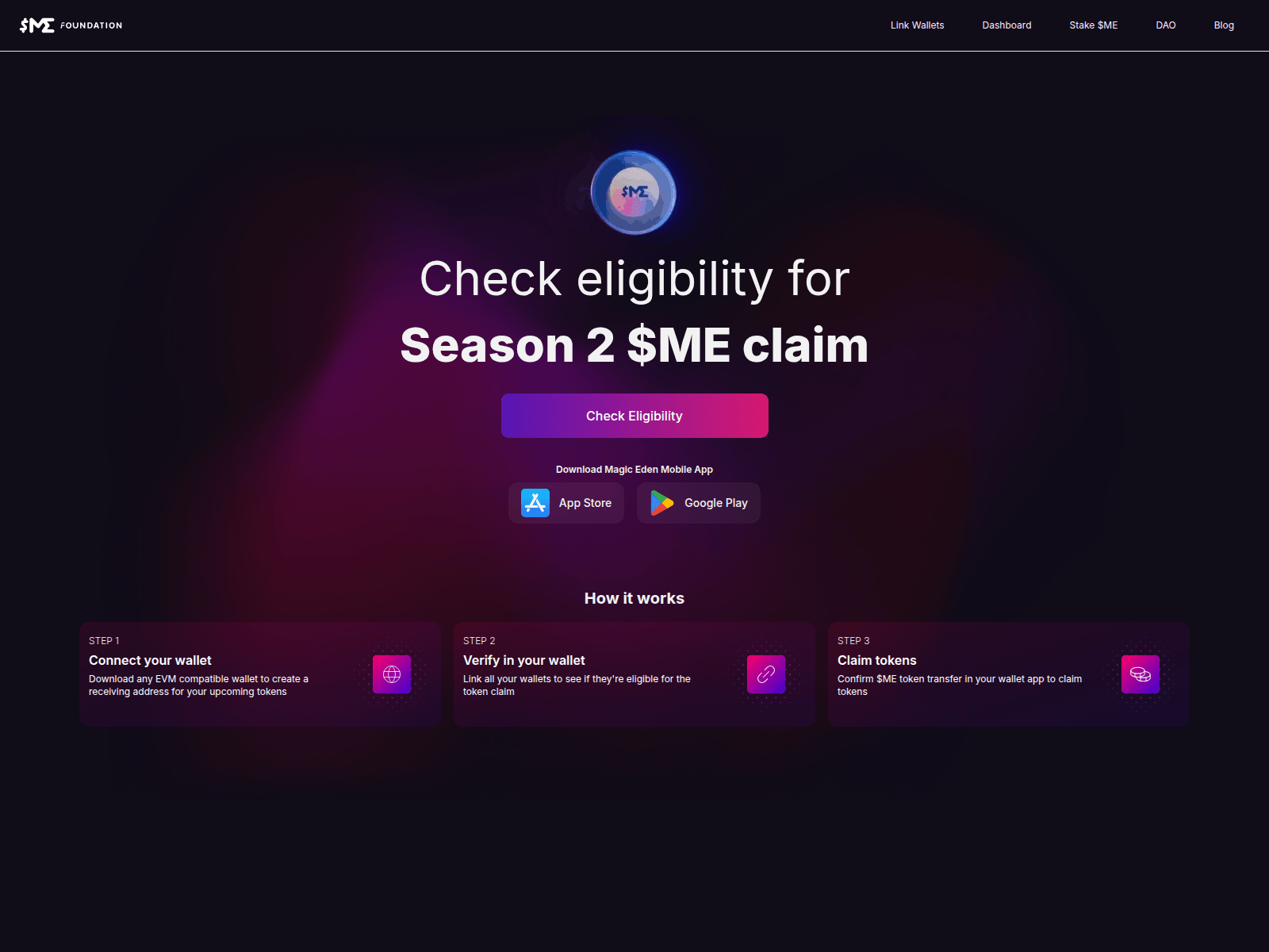 Forensic screenshot of mefoundnation.co