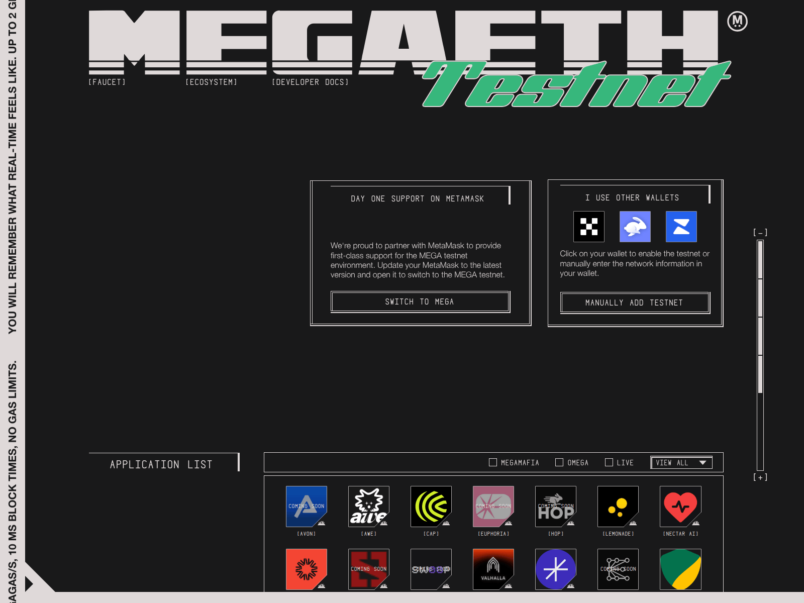 Forensic screenshot of testnet.megeaehth.com