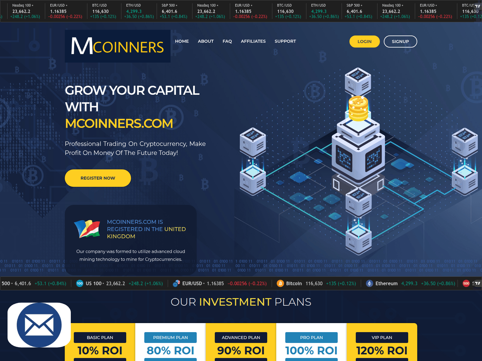 Forensic screenshot of mcoinners.com