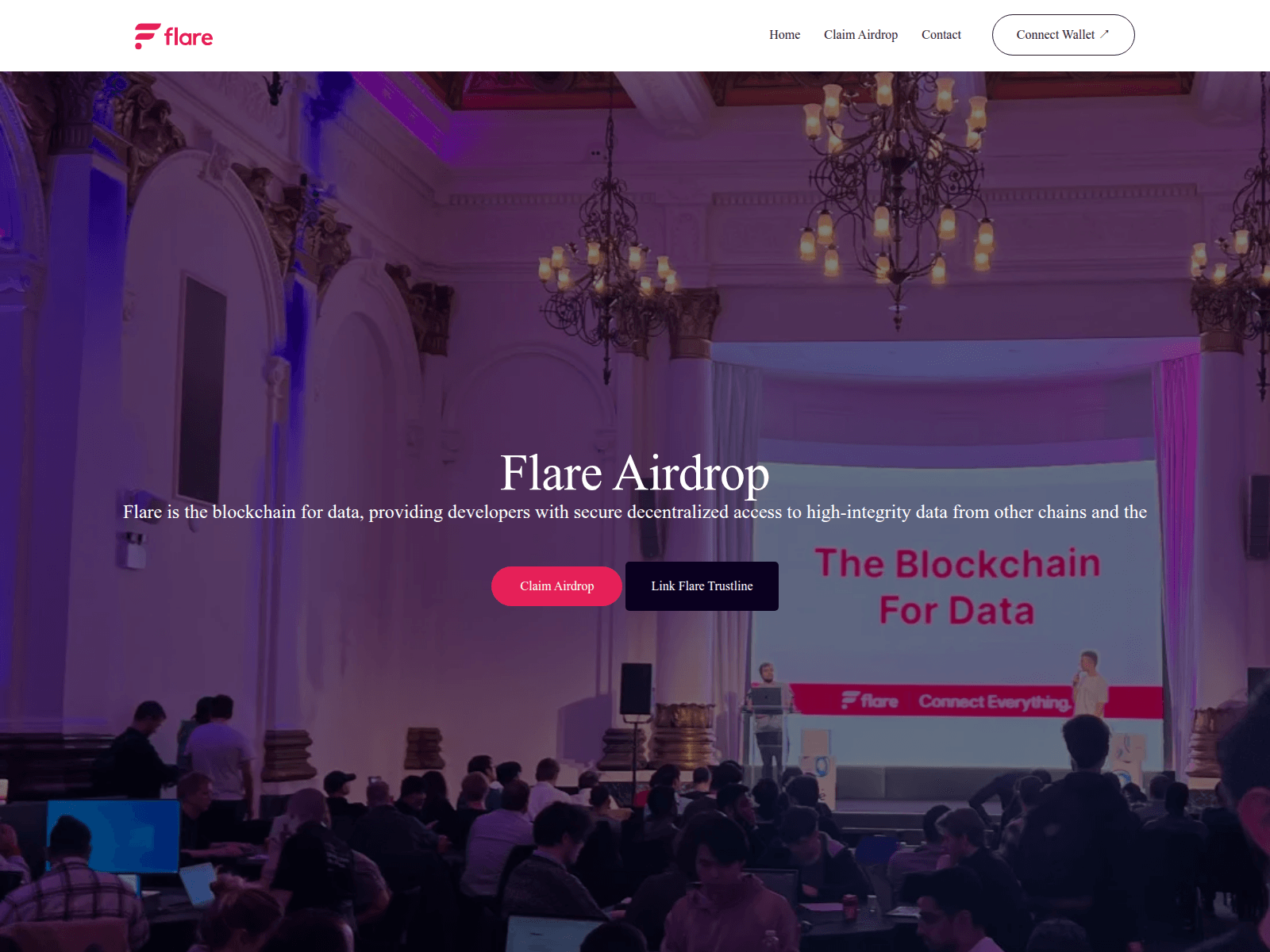 Screenshot of flarenetdrops.com