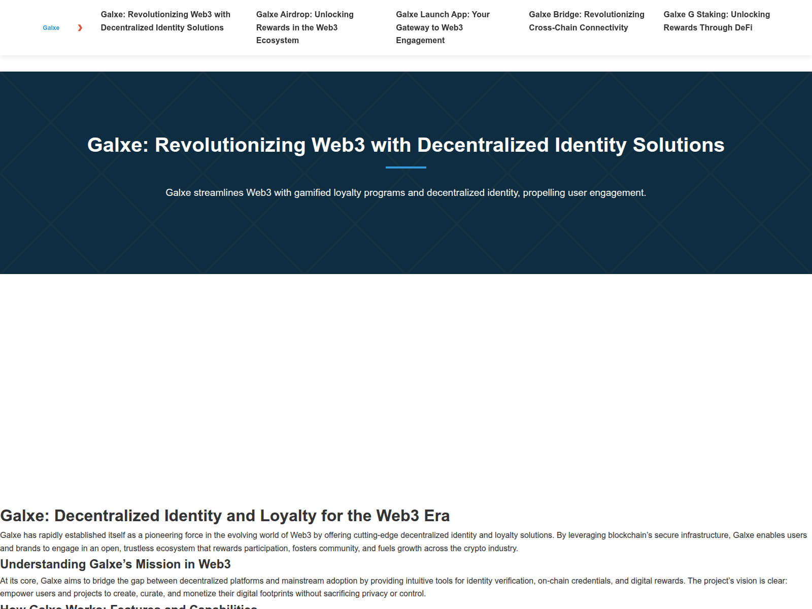 Screenshot of web-galxe.com