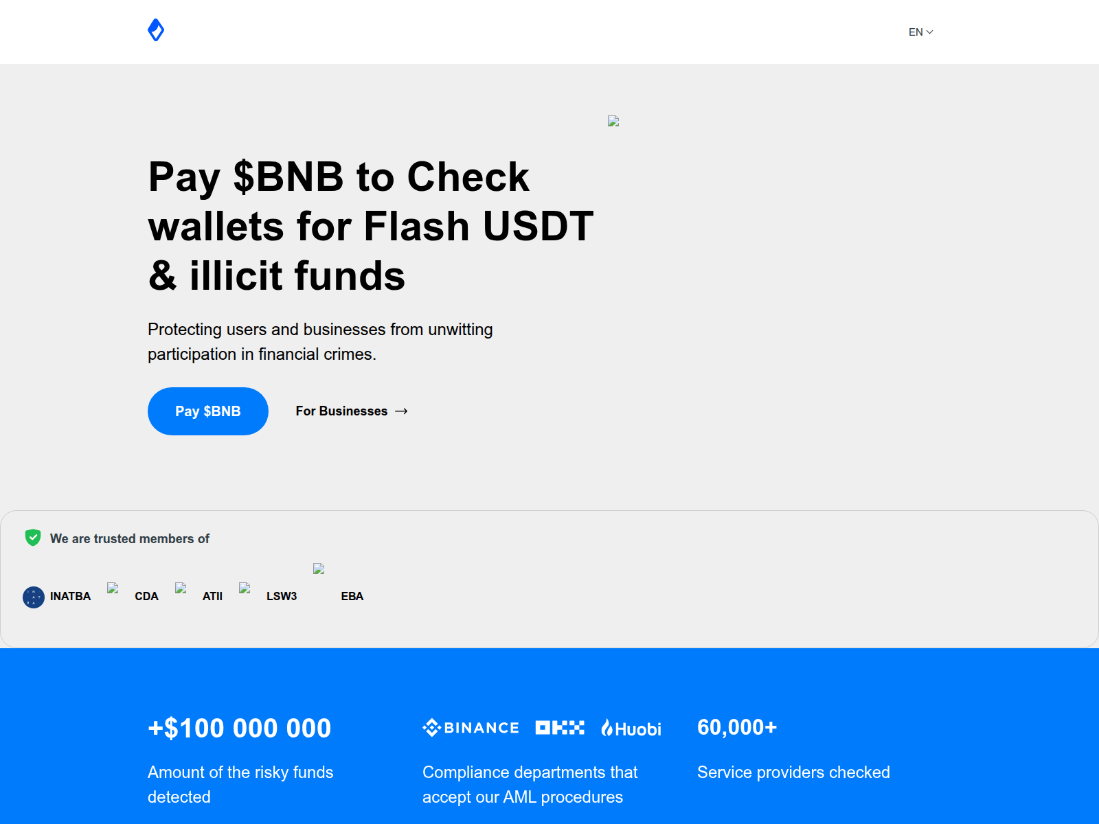 Screenshot of paybnb.cc