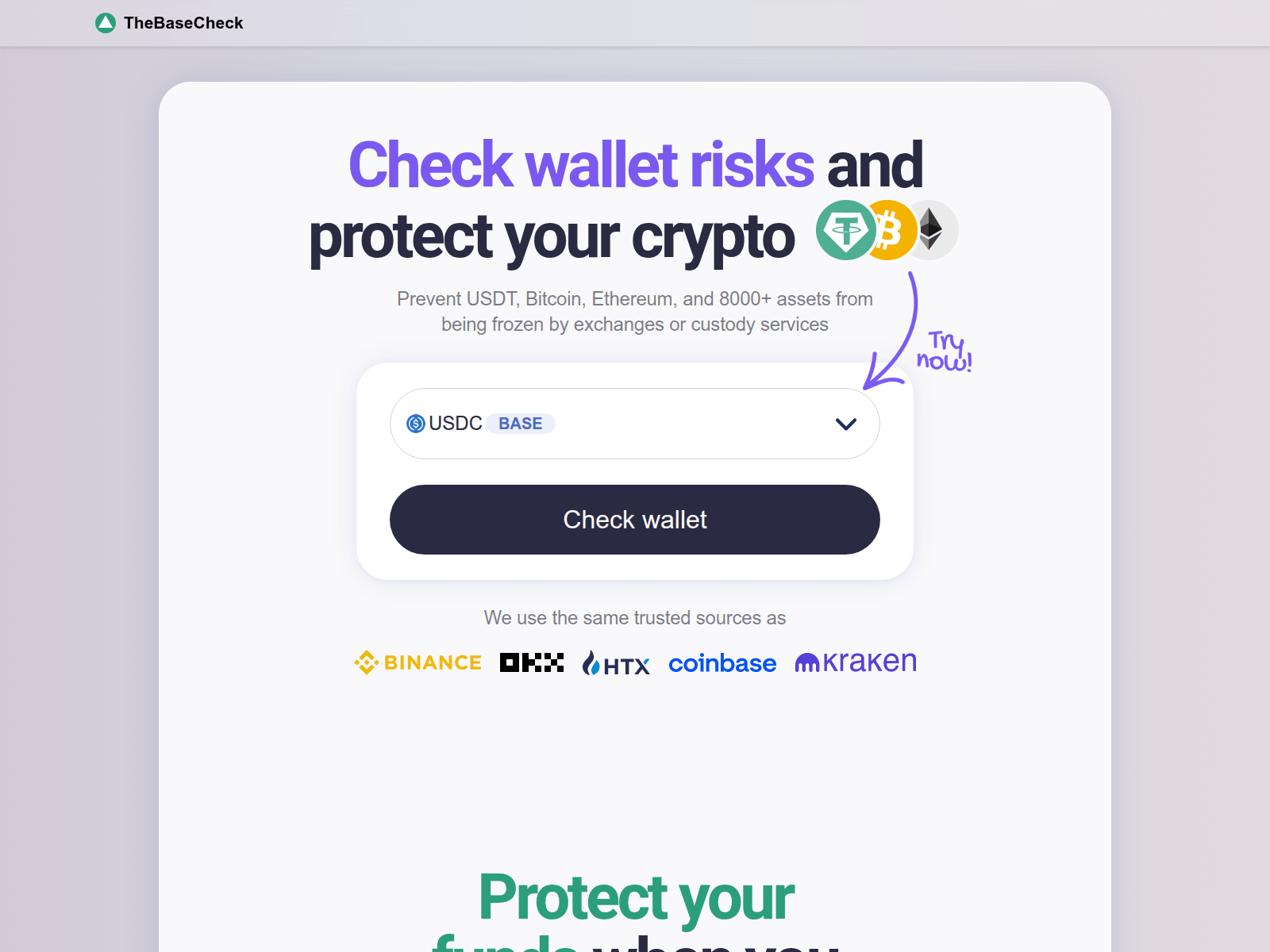 Screenshot of thebasecheck.com
