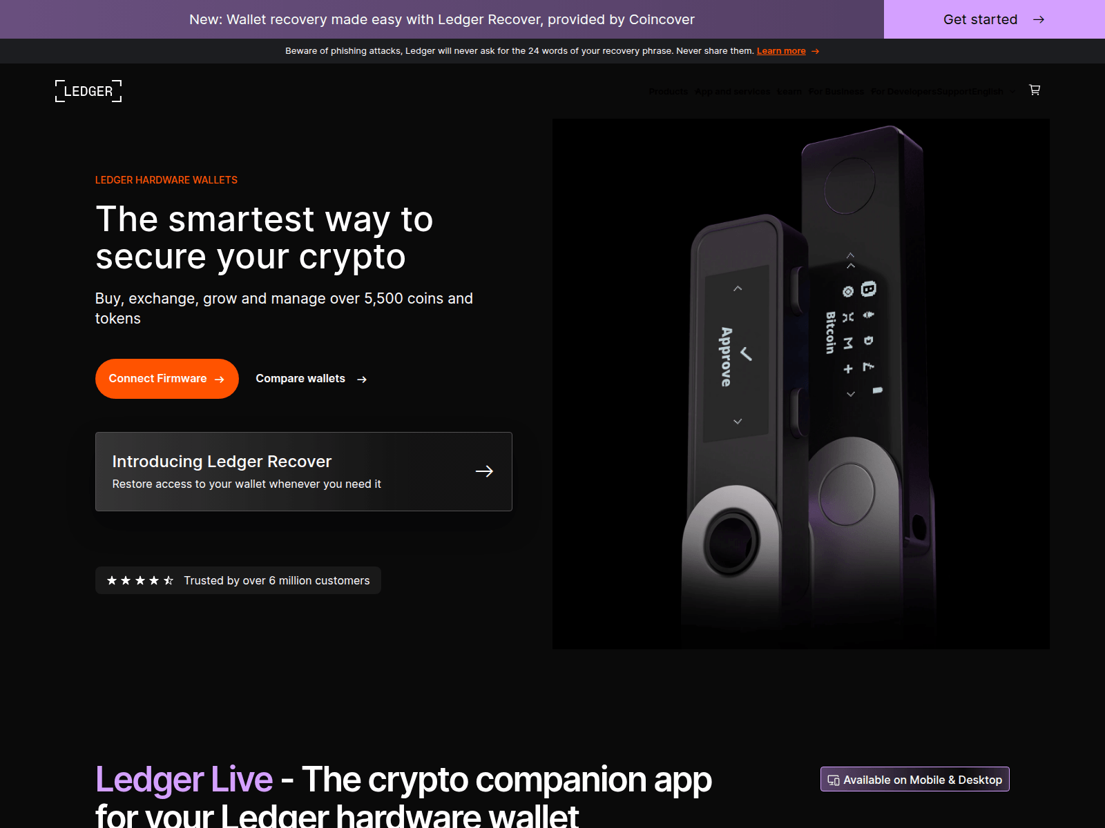 Screenshot of ledger-defi.web.app
