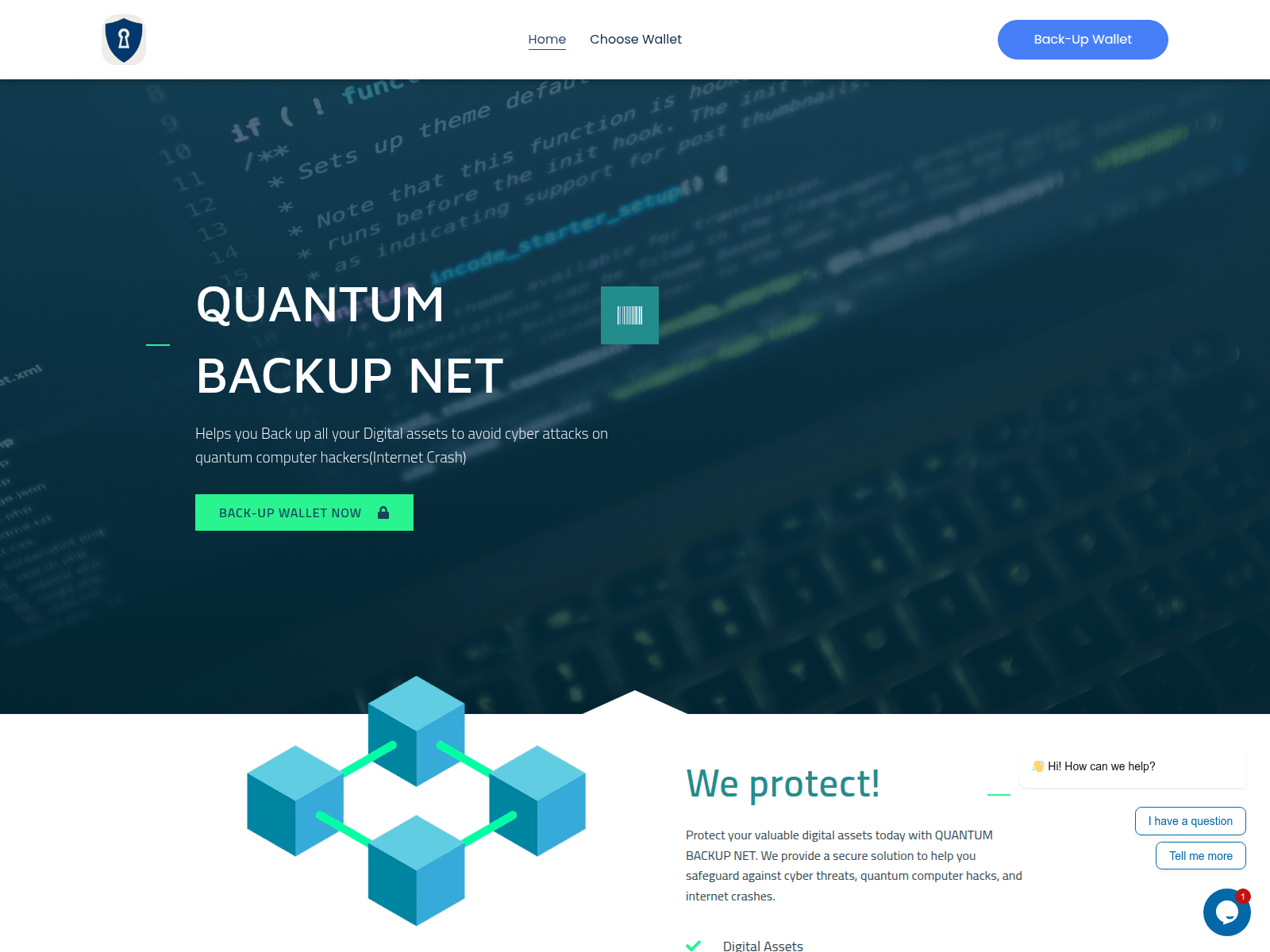 Screenshot of qfsbackup.online