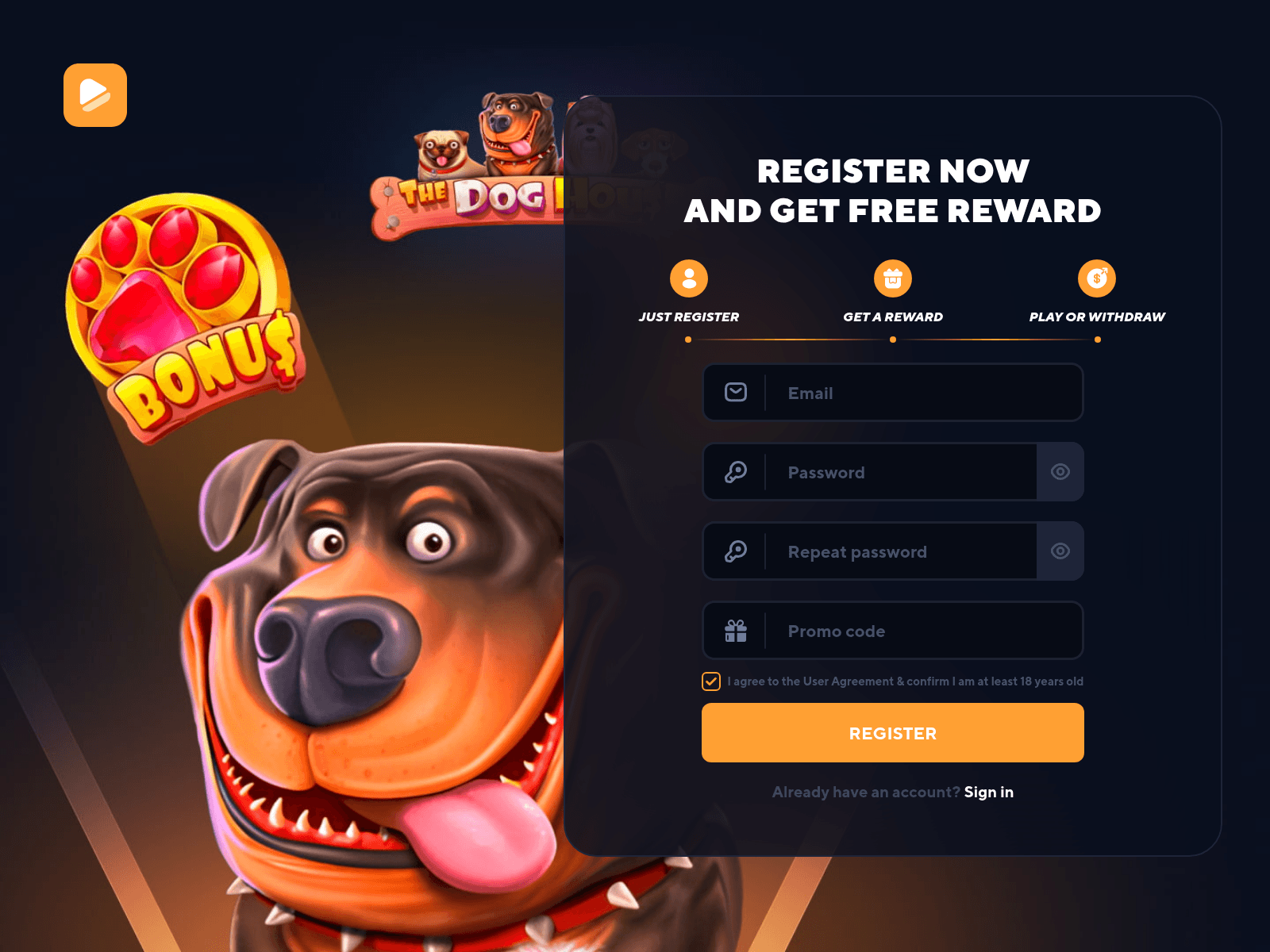 Forensic screenshot of mooniespin.com