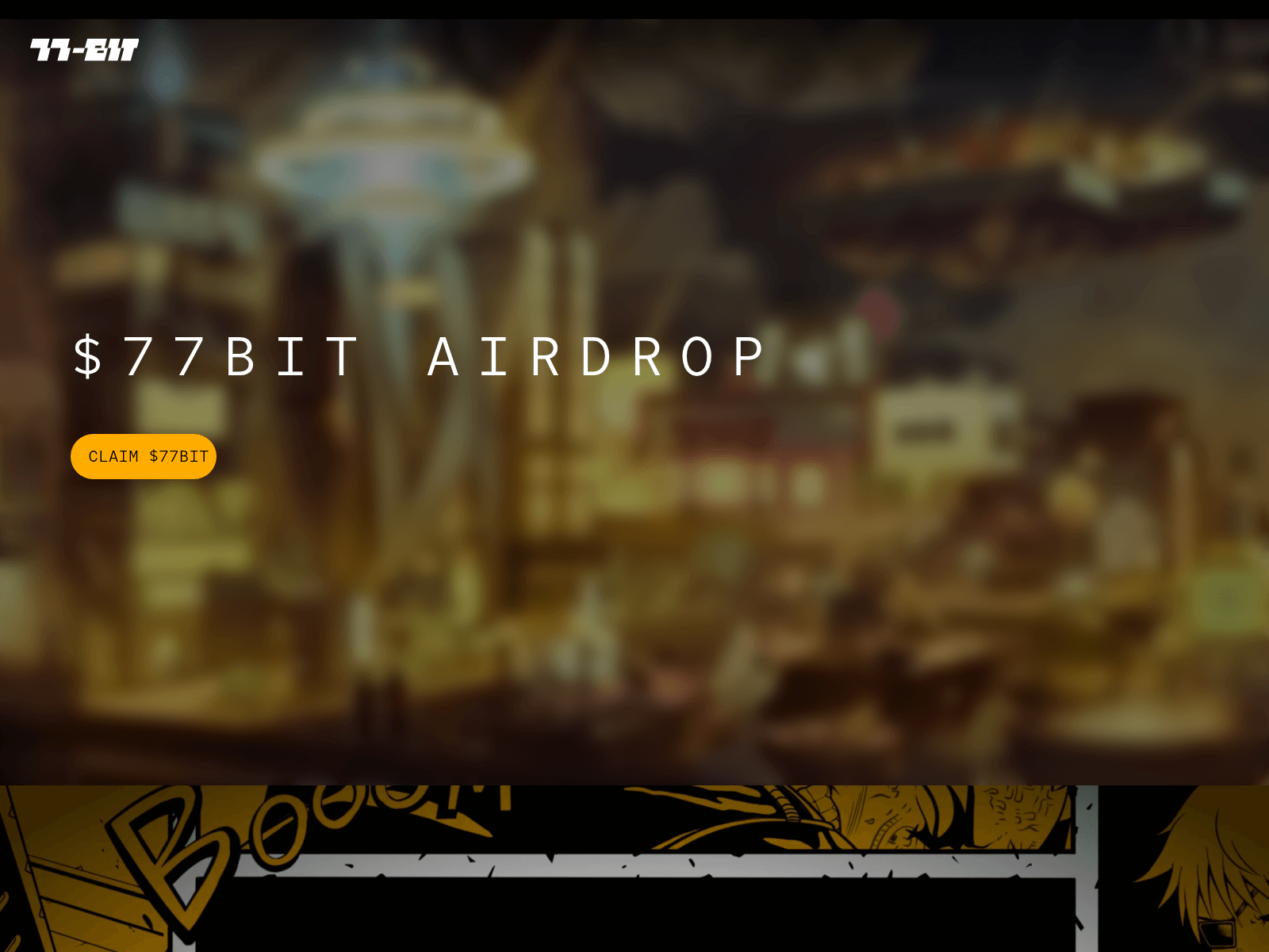 Screenshot of coin77bit.com