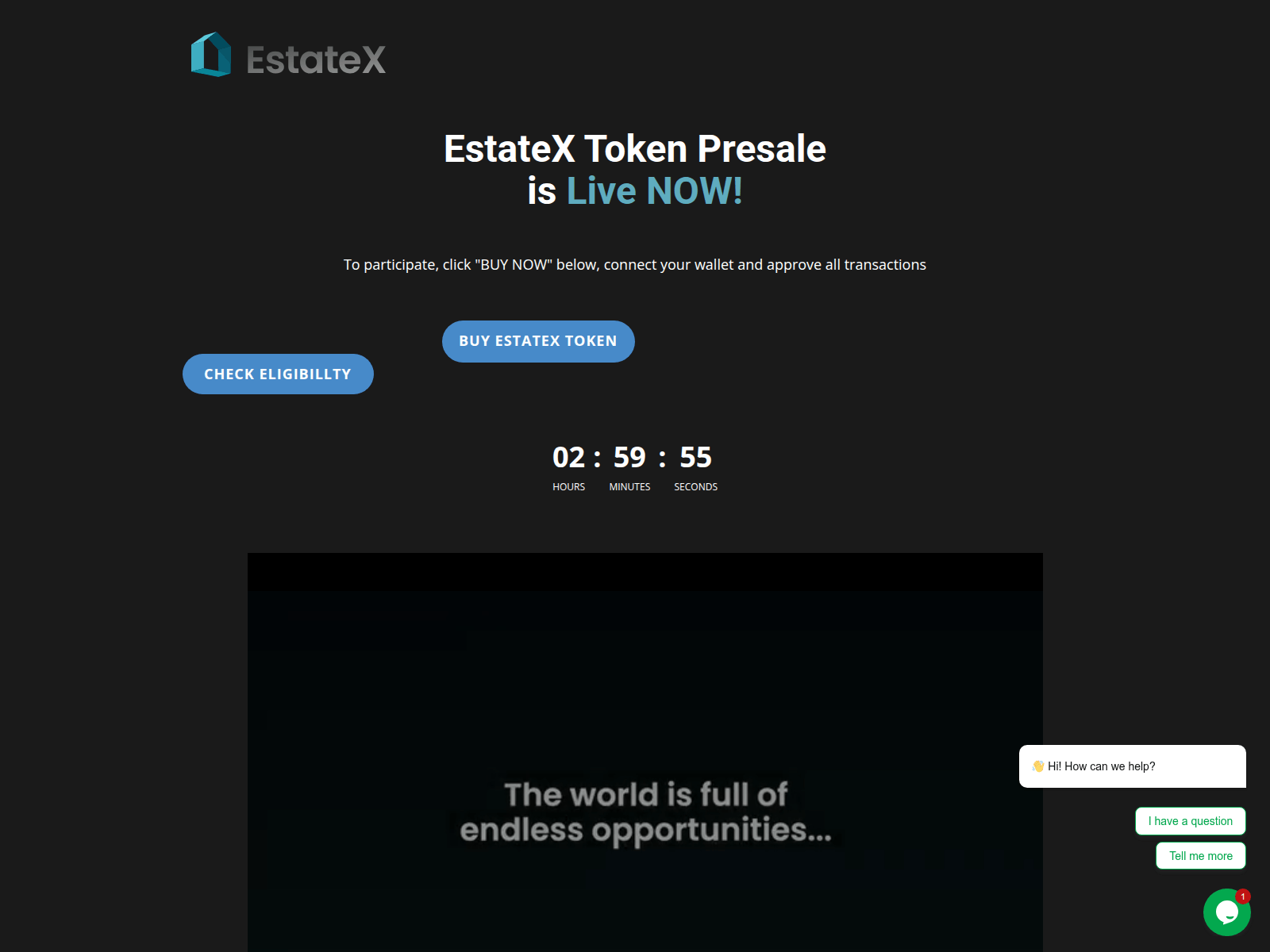 Forensic screenshot of estatex.sale
