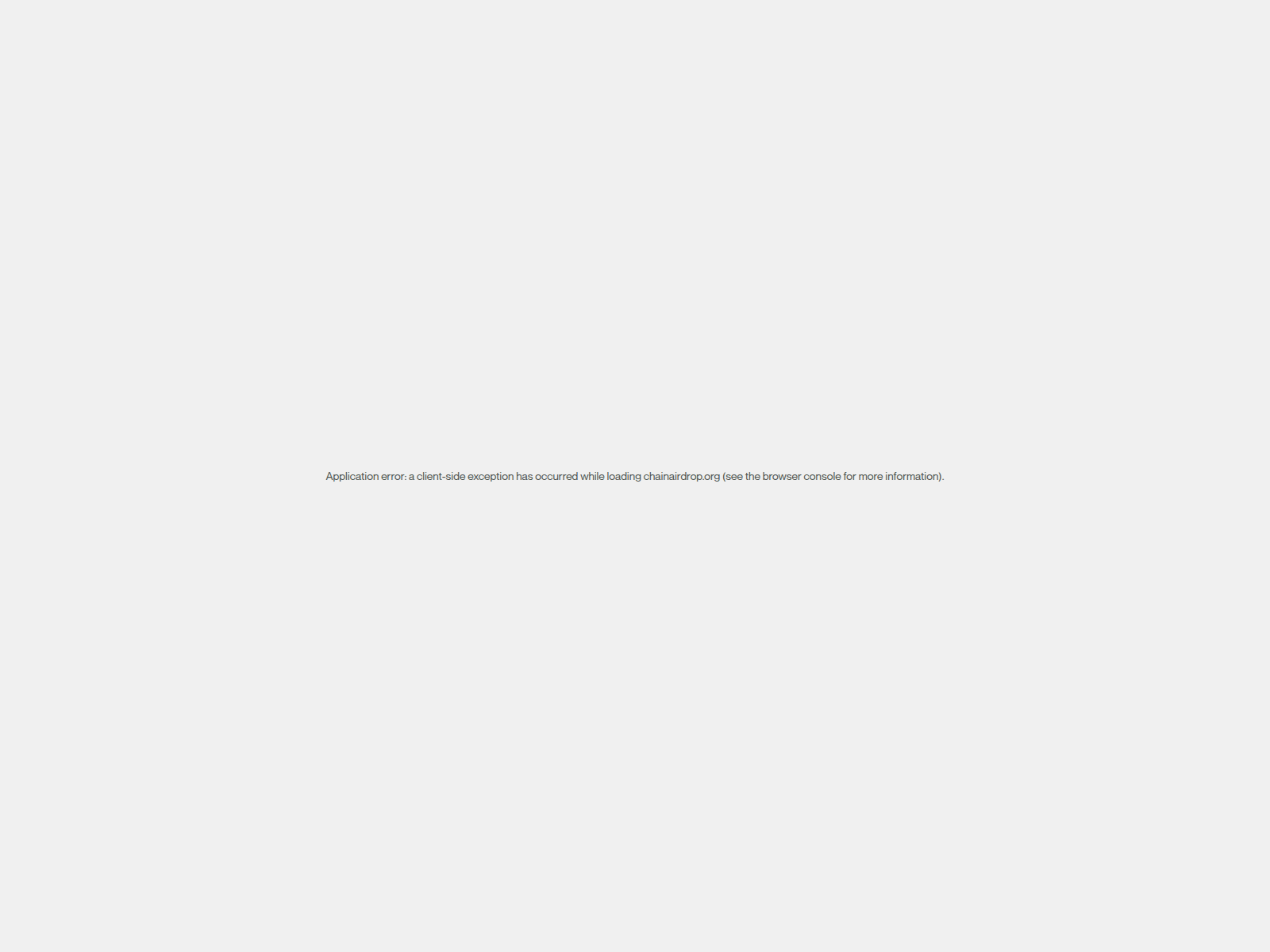 Screenshot of chainairdrop.org