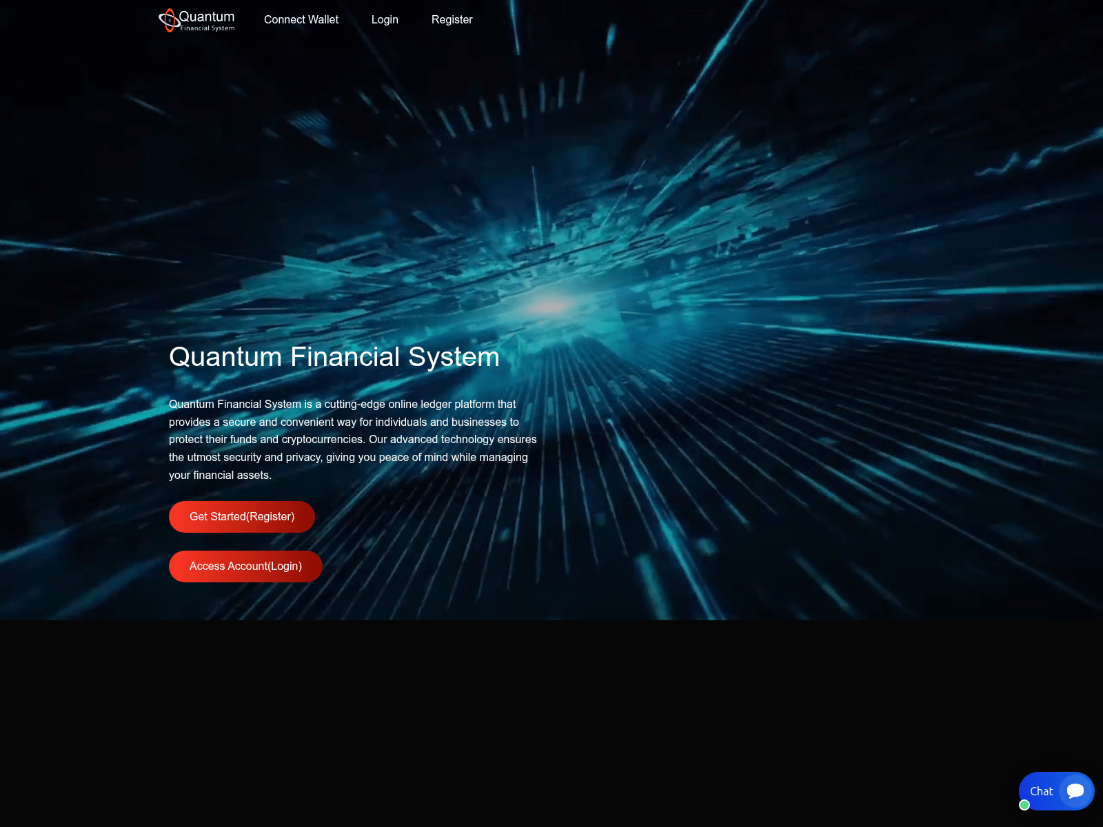 Forensic screenshot of qfsecureassets.com