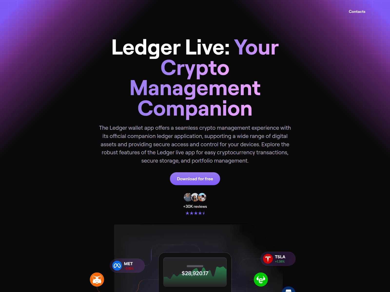 Screenshot of ledger-live-download-app.com