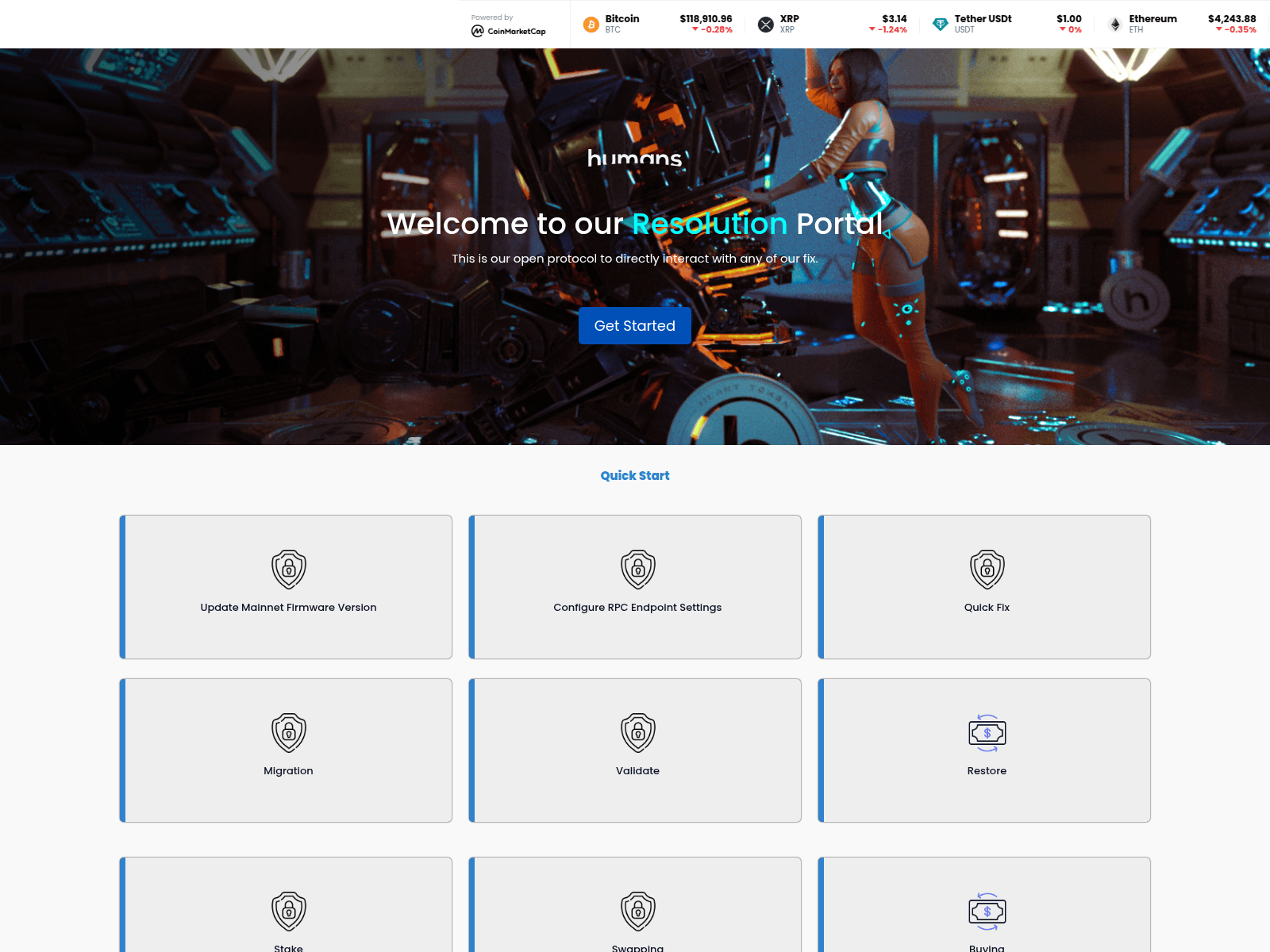 Screenshot of humansairesolution.info