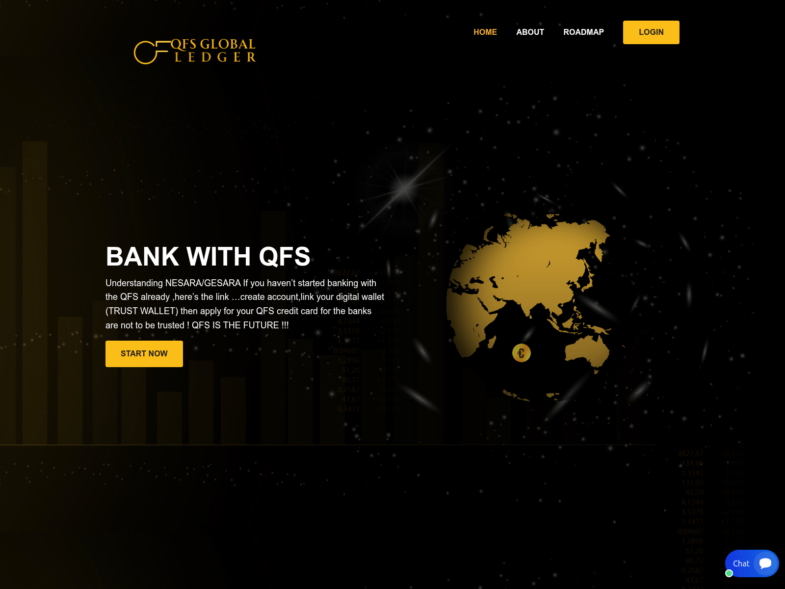 Forensic screenshot of qfs-globalledger.com