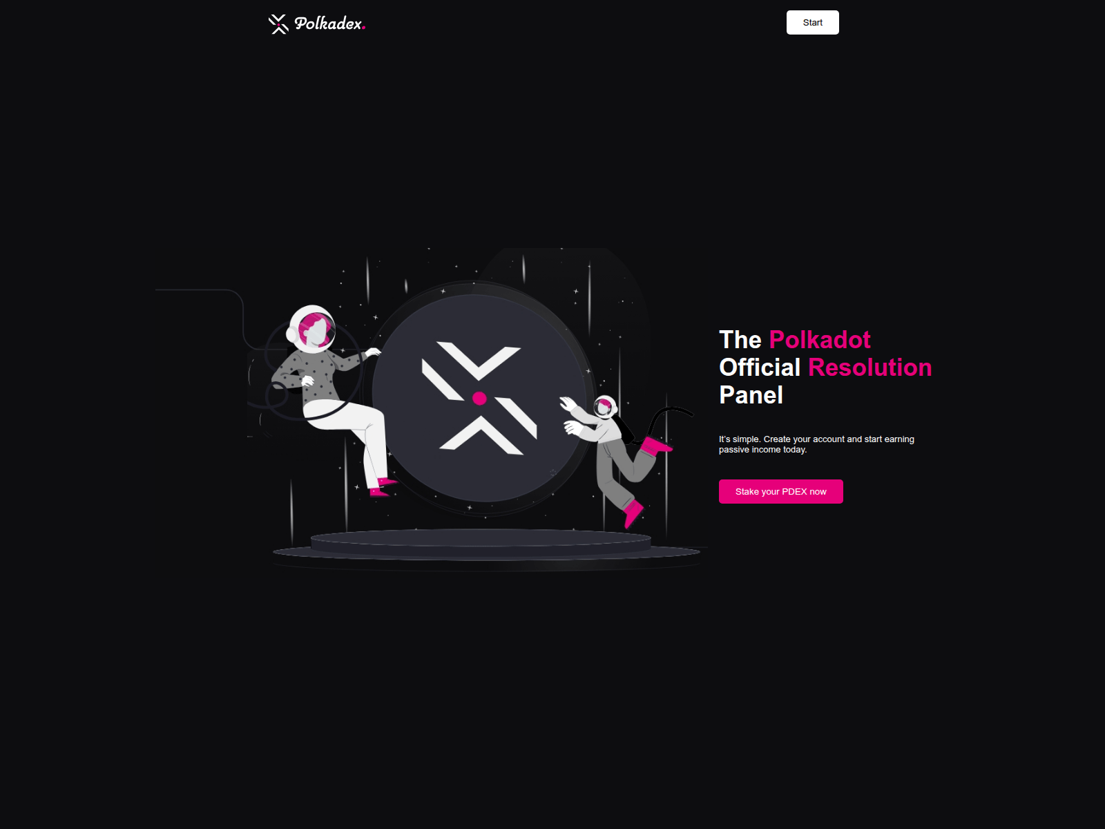 Screenshot of polkadotsync.com